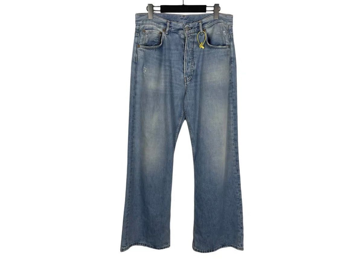 Acne Studios Blue Denim Wide-Leg Jeans Size US 30 / EU 46 - 1 Thumbnail