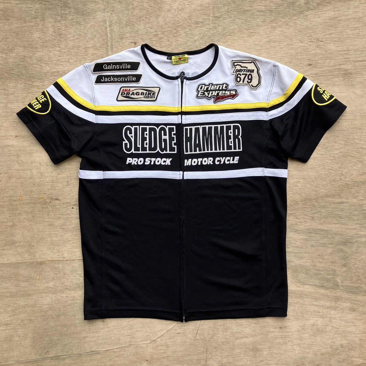 Japanese Brand × YELLOW CORN YELLOW CORN FULLZIP JERSEY RACING SHORT SLEEVE Size US L / EU 52-54 / 3 - 1 Thumbnail