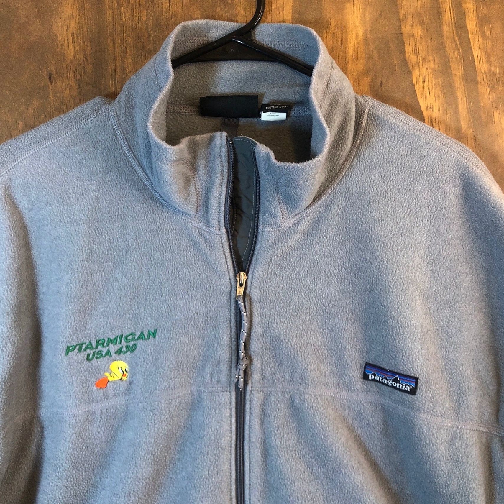 Patagonia VINTAGE Patagonia Jacket Gray Ptarmigan USA Fleece Pullover Full Zip 2XL Mens Size US XXL / EU 58 / 5 - 2 Thumbnail