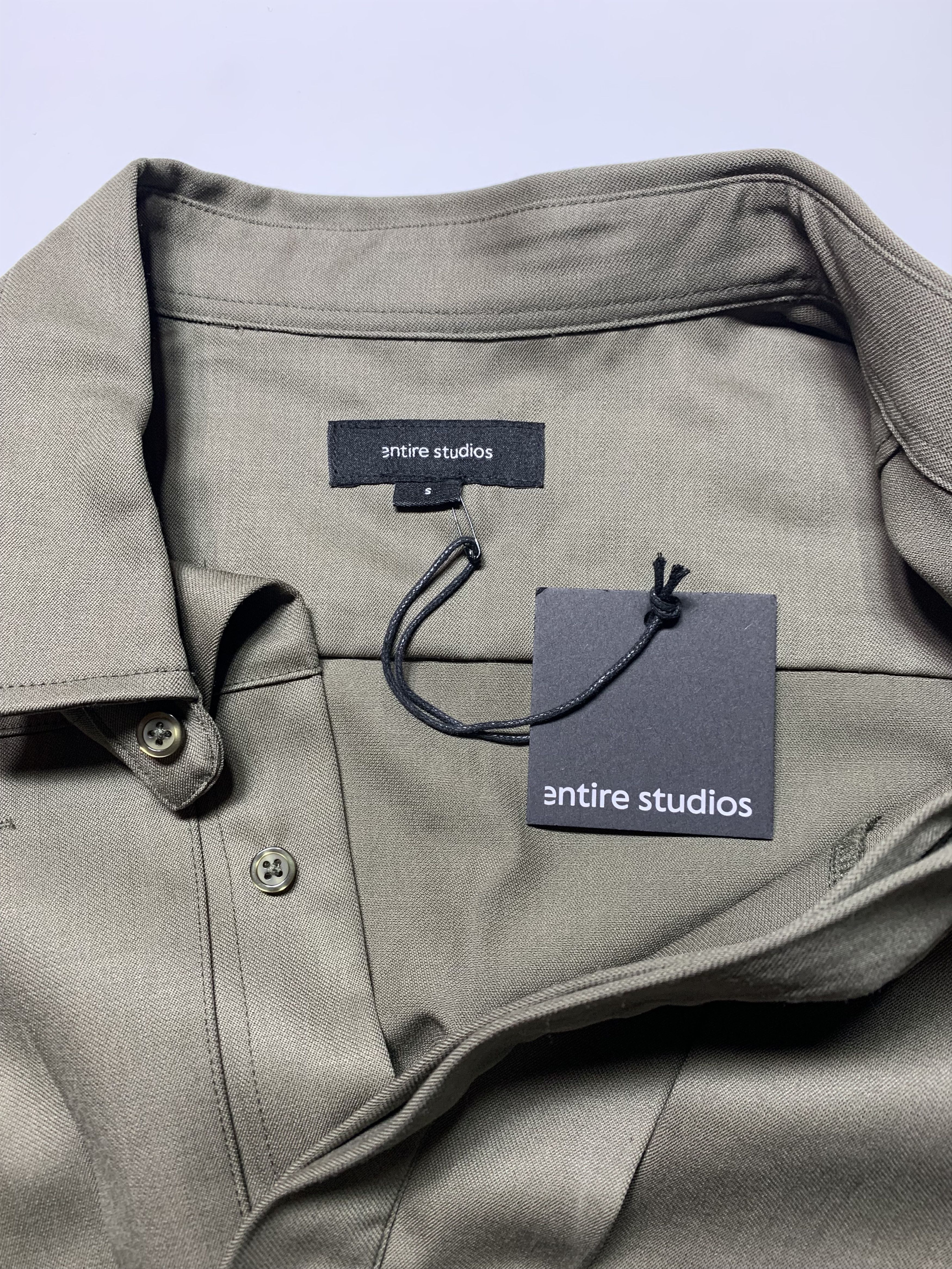 Designer × Entire Studios Entire Studios Workwear Olive Green Button Up Size US M / EU 48-50 / 2 - 5 Thumbnail