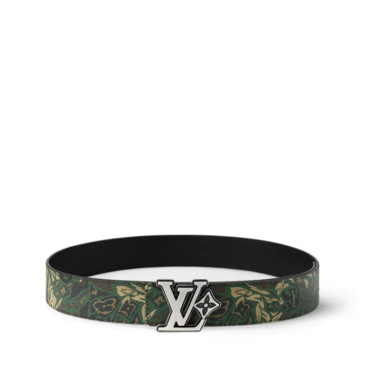 LV Flower Camoflage 40MM Reversible Belt