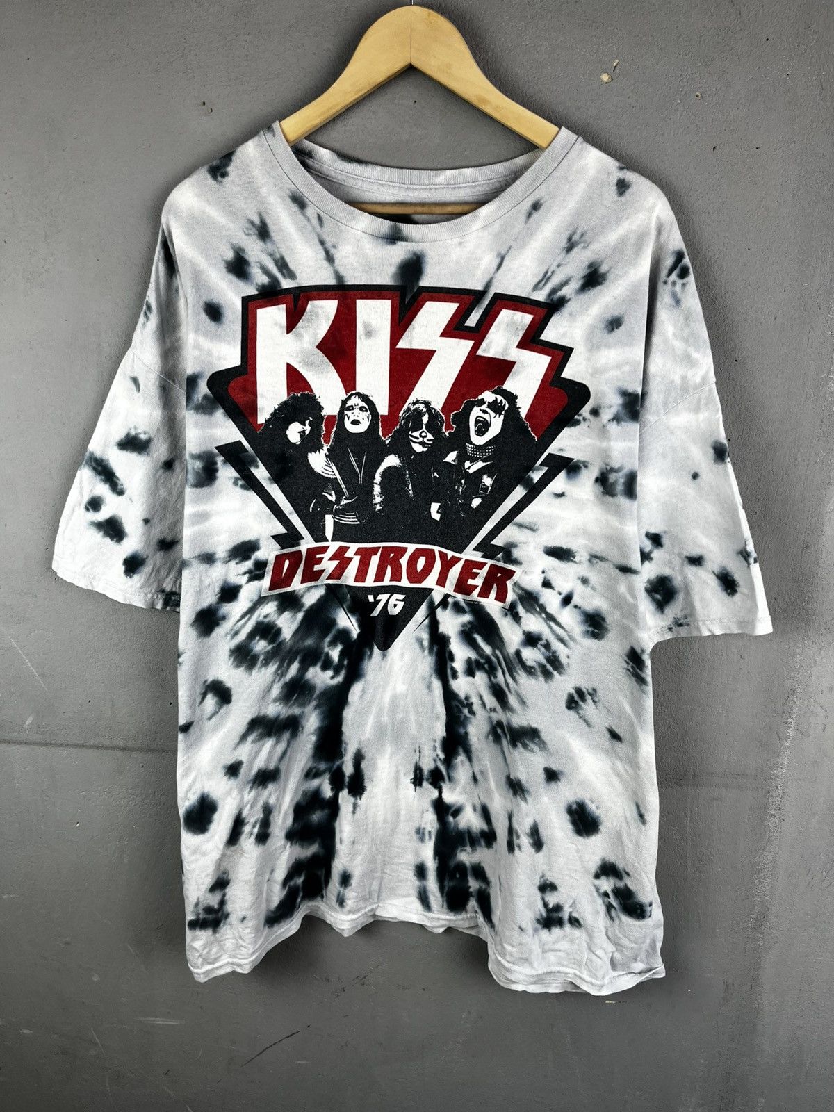 Band Tees KISS Destroyer 1976 Retro Tie Dyed Tshirt Size US XXL / EU 58 / 5 - 1 Thumbnail