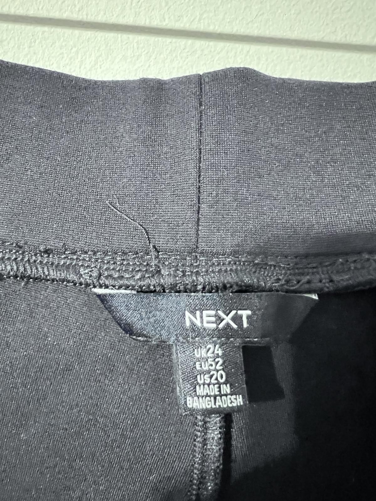 NEXT Next Navy Blue Slim Fit Trousers – Size UK 24 Size 42" / US 20 - 4 Thumbnail