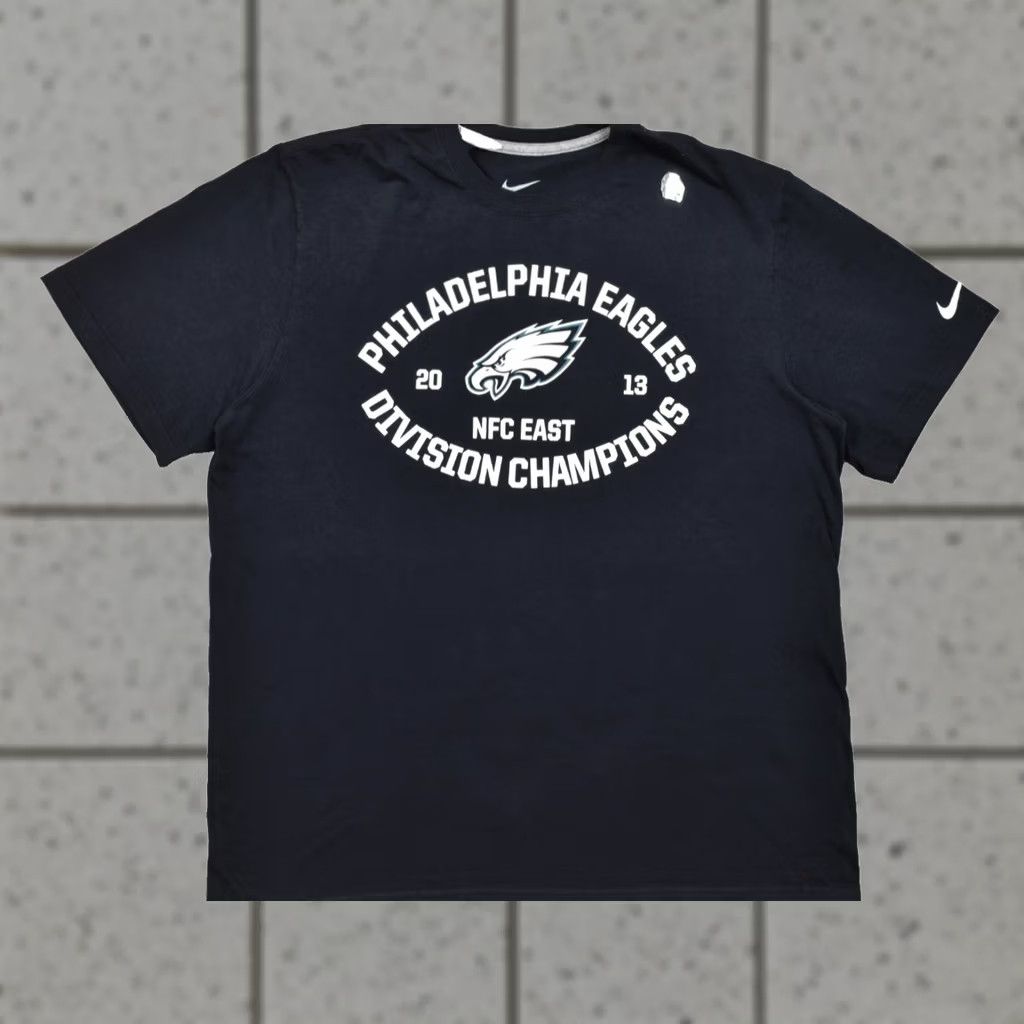 Nike Nike Philadelphia Eagles 2013 NFC East Division Champions Shirt Mens XXL Black Size US XXL / EU 58 / 5 - 1 Thumbnail