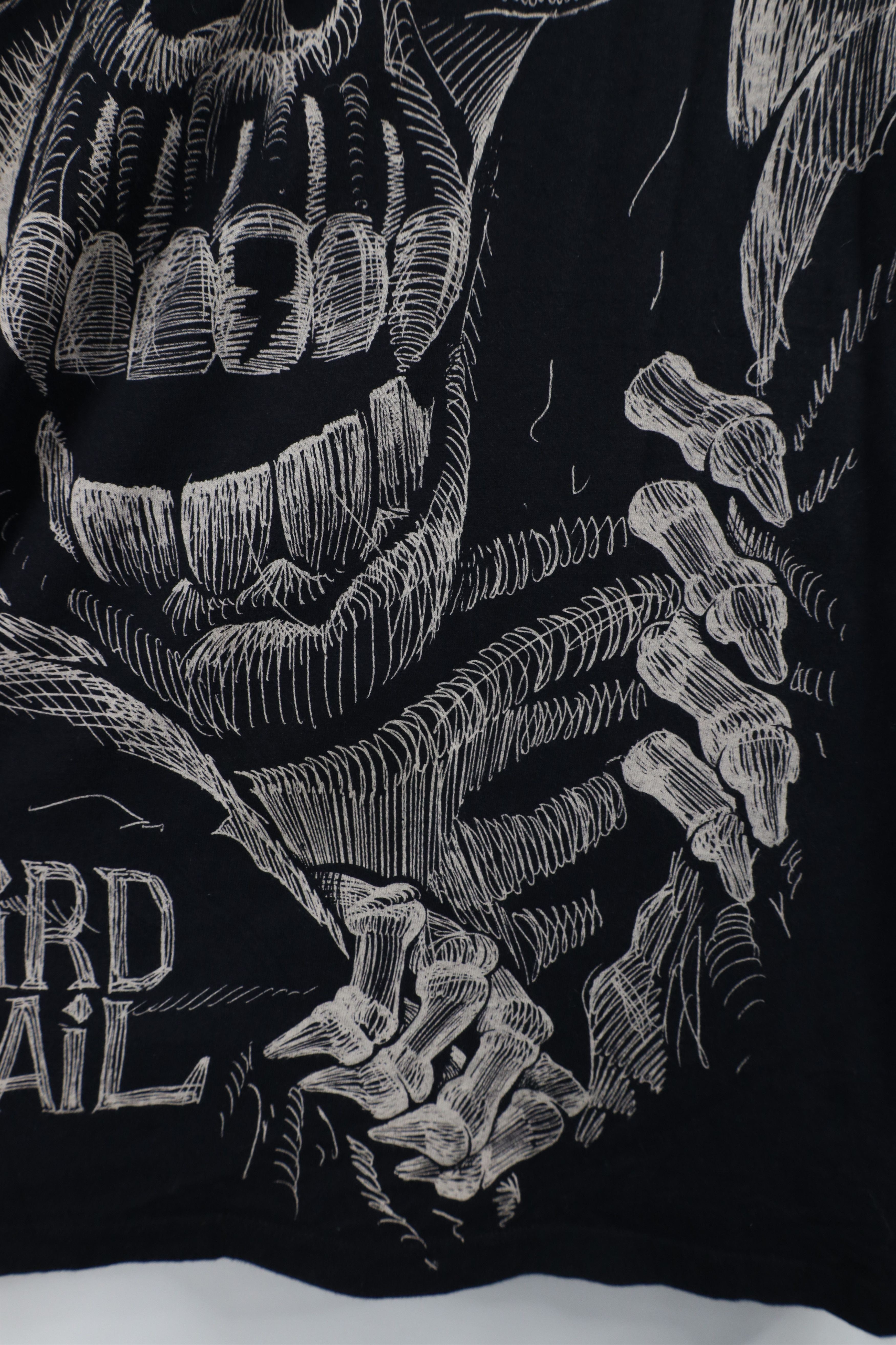 Vintage Vintage Y2K Streetwear Skeleton Short Sleeve T-Shirt Black Size US XL / EU 56 / 4 - 6 Thumbnail