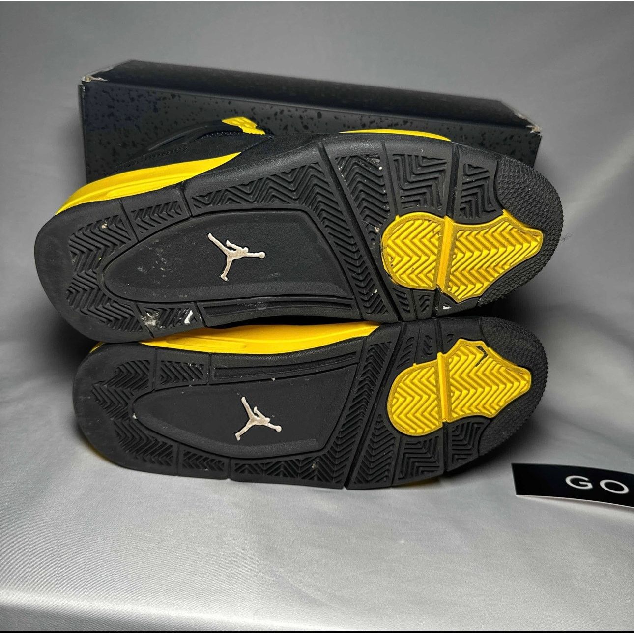 Jordan Brand × Nike Size 6.5 Nike Air Jordan 4 Retro GS Thunder 2023 Men's Shoes Size US 6.5 / EU 39-40 - 6 Thumbnail