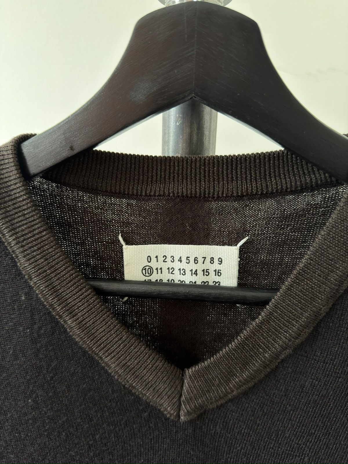 Maison Margiela AW06 Color-Block V-Neck Sweater Size US L / EU 52-54 / 3 - 4 Thumbnail