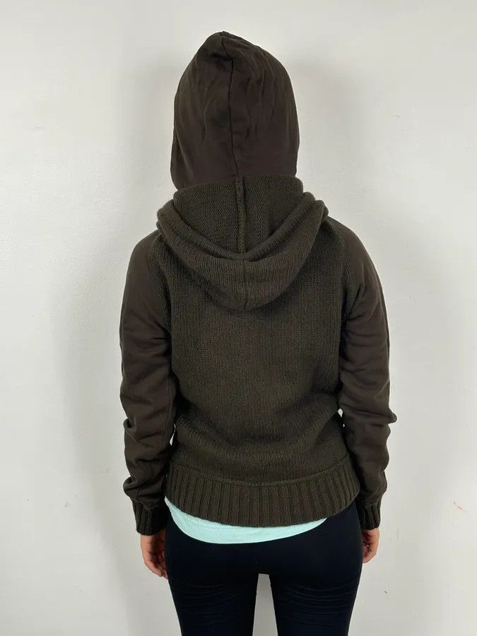 Dolce & Gabbana AW2003 Dolce & Gabbana Khaki Wool Embroidered Zip-up Hoodie Size S / US 4 / IT 40 - 3 Thumbnail