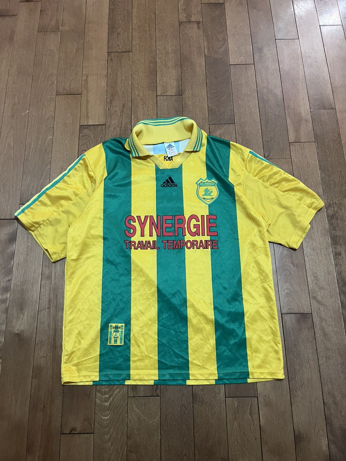 Adidas Vintage fc nantes jersey Size US XL / EU 56 / 4 - 2 Thumbnail