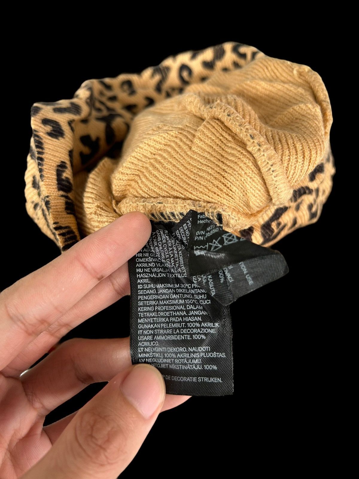 Japanese Brand × Vintage Leopard Japanese Style Beanie Hats Rare ☠️☠️ Size ONE SIZE - 9 Thumbnail