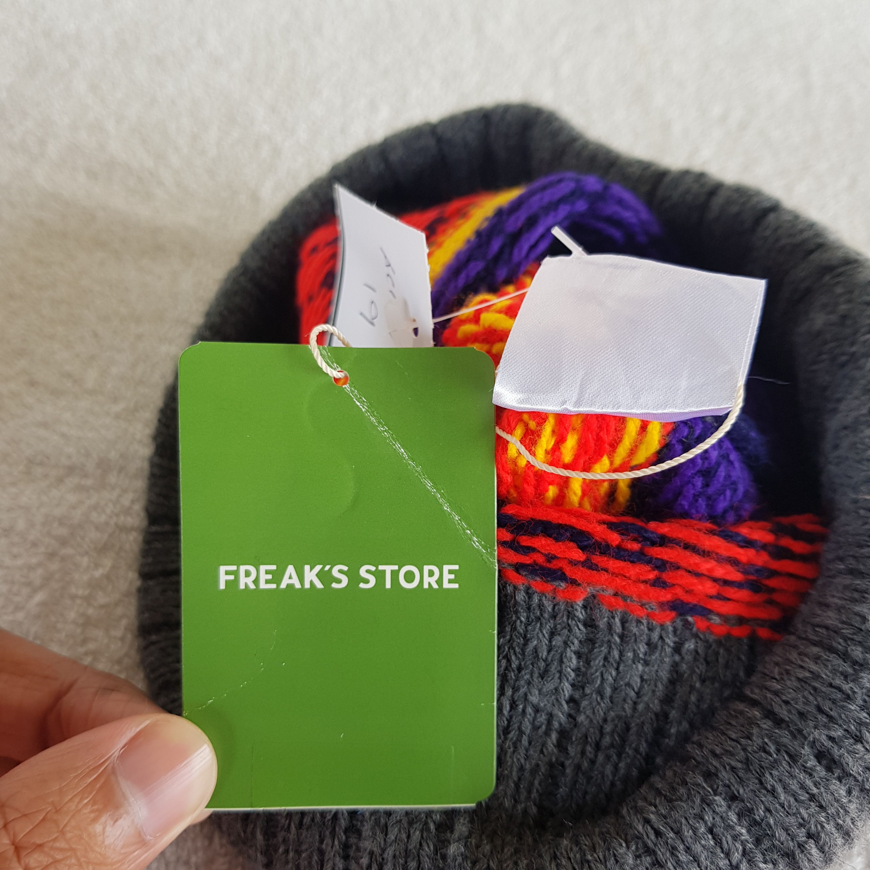 Japanese Brand NWT Vintage Freak Store Beanie Wonky Woolies Knit Caps Hats Size ONE SIZE - 8 Thumbnail