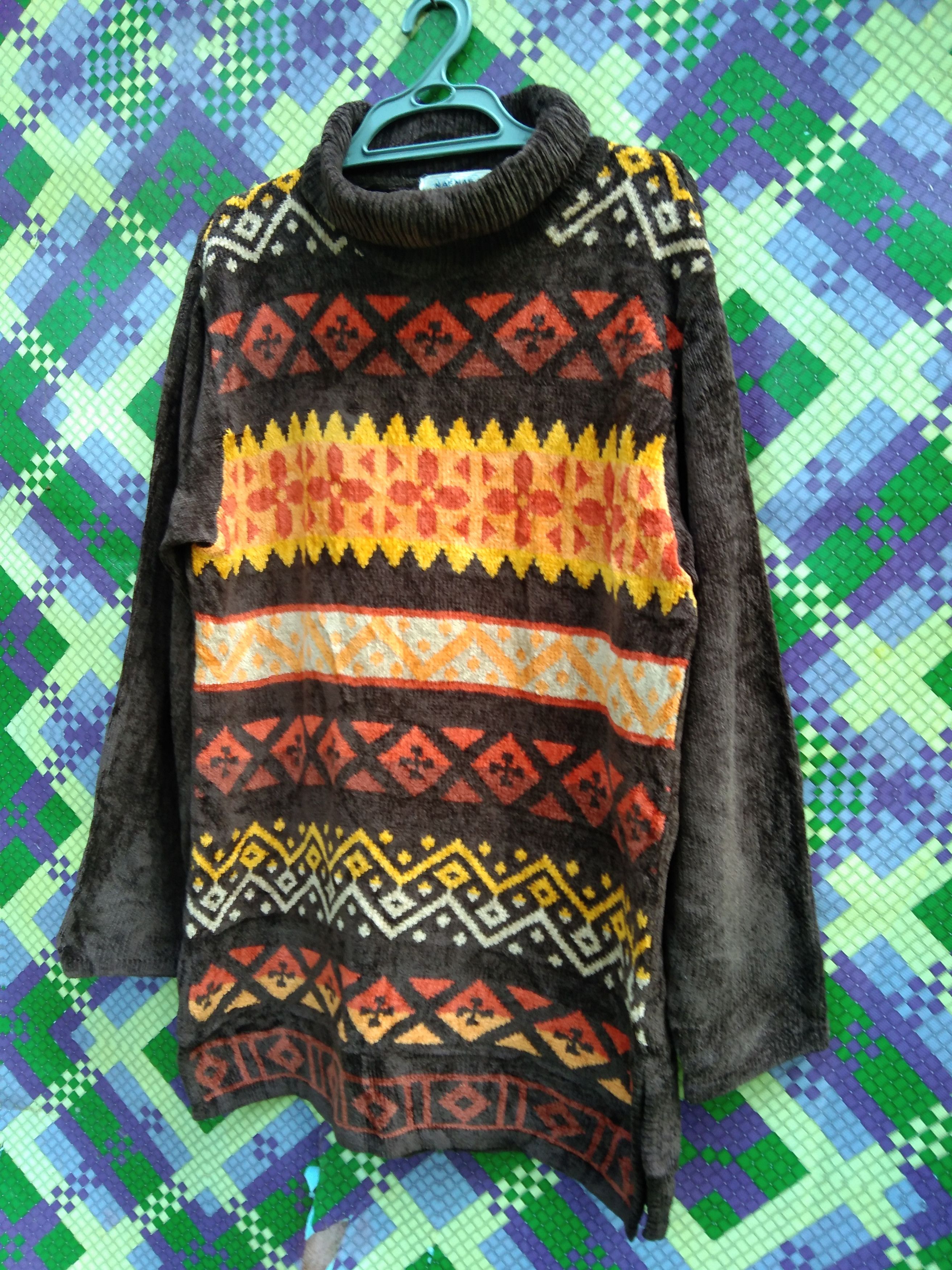 Homespun Knitwear NAF NAF NATIVE DESIGN TURTLENECK KNITWEAR Size US M / EU 48-50 / 2 - 3 Thumbnail