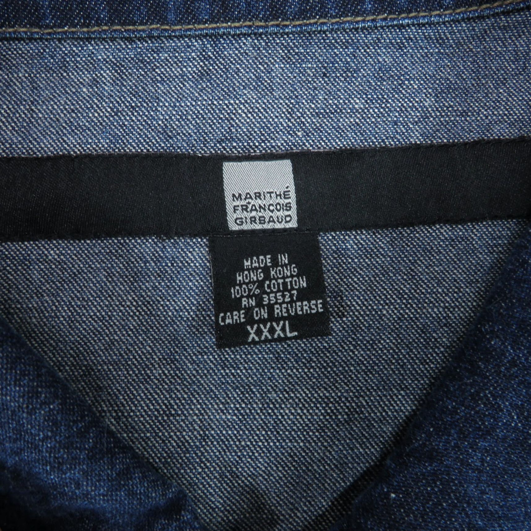 Denime VINTAGE Marithe Francois Girbaud Denim Jacket Mens 3XL Blue Chore Y2K 90s Streetwear MFG Jacket Mens Size US XXL / EU 58 / 5 - 4 Thumbnail