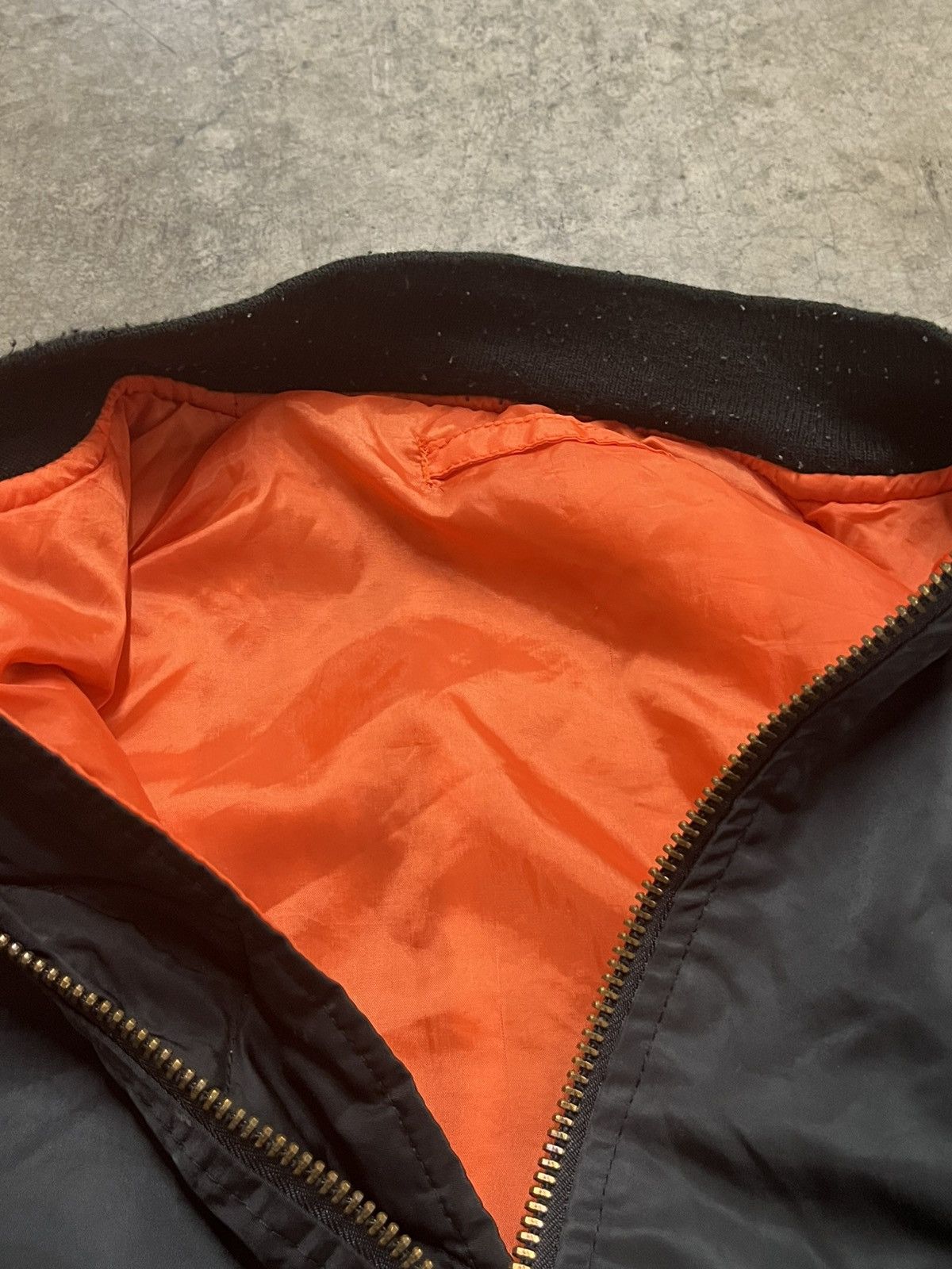 Vintage Vintage MA1 Flight Bomber Jacket camel patch grunge opium Size US L / EU 52-54 / 3 - 11 Thumbnail