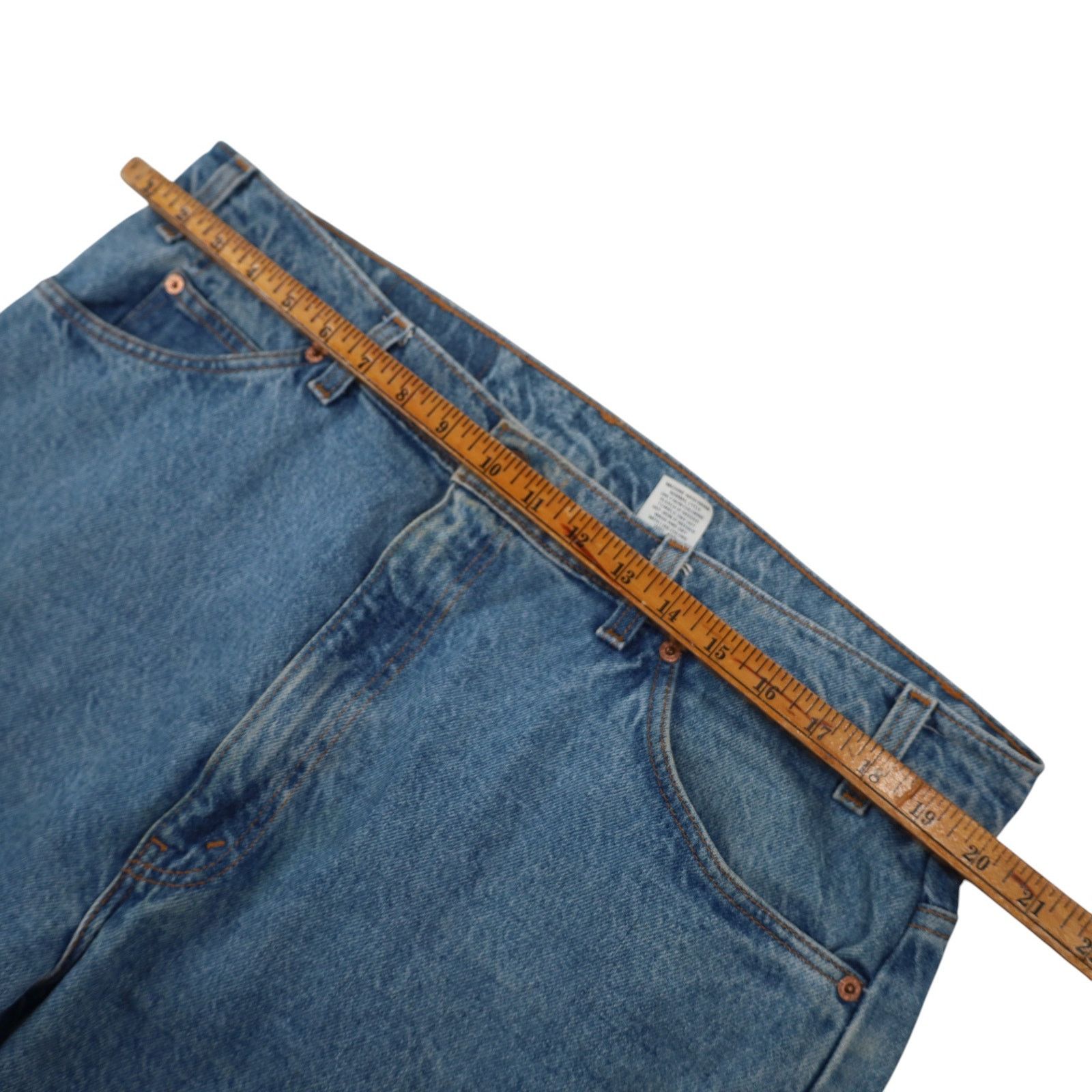 Levi's × Vintage Vintage Levi's 505 Straight Leg Orange Tab Denim Jeans Size US 40 / EU 56 - 9 Thumbnail