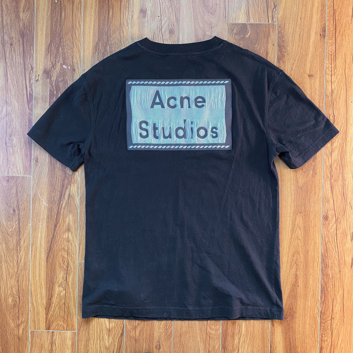 Acne Studios Acne Studios Back Embroidered Graphic T-Shirt | Grailed