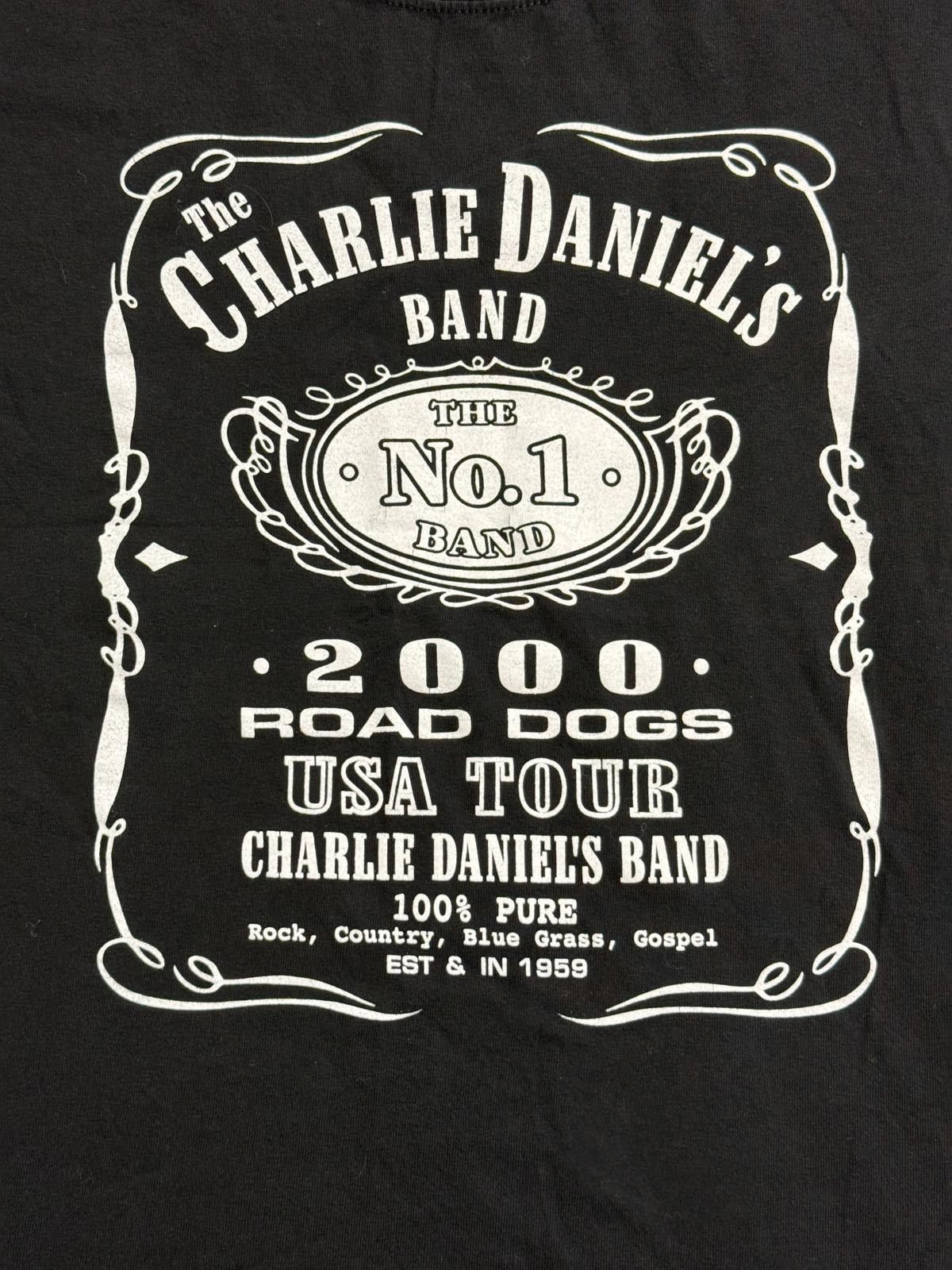 Gildan VTG Charlie Daniels Band T-shirt 2000 Tour Whiskey Tee L Size US L / EU 52-54 / 3 - 4 Thumbnail