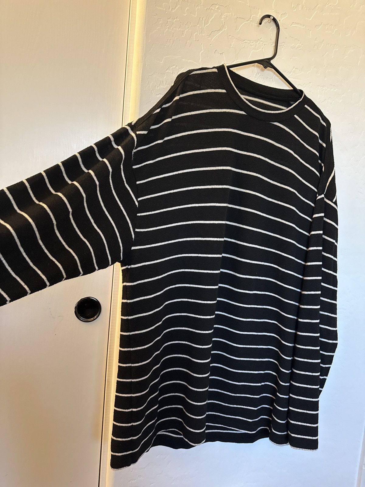 Allsaints Oversized Striped Long Sleeve Shirt Size US M / EU 48-50 / 2 - 2 Thumbnail
