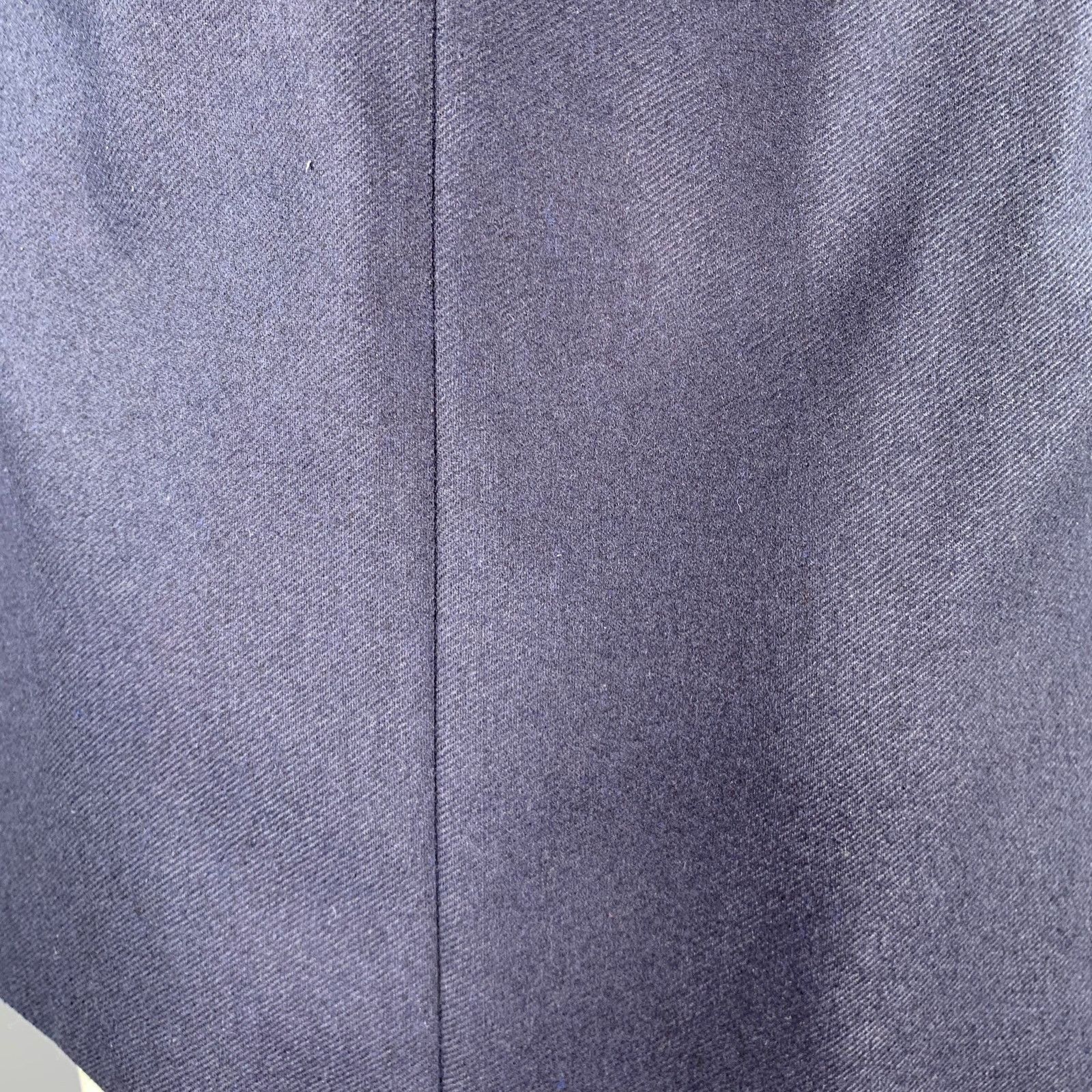 Other Size 38 Navy Twill Wool Blend Notch Lapel Sport Coat Size 38R - 5 Thumbnail