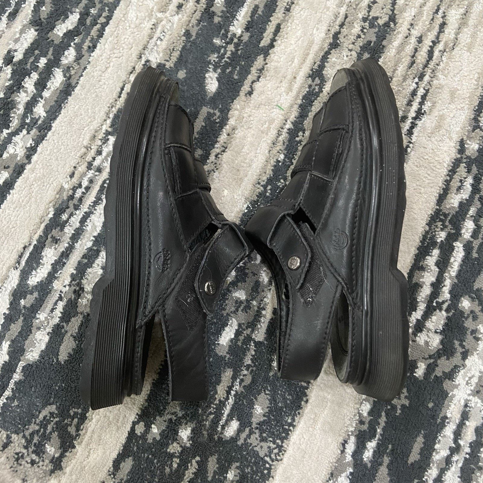 Dr. Martens Dr. Martens 9070 Fisherman Black Leather Woven Strap Size 10 Size US 10 / EU 43 - 6 Thumbnail