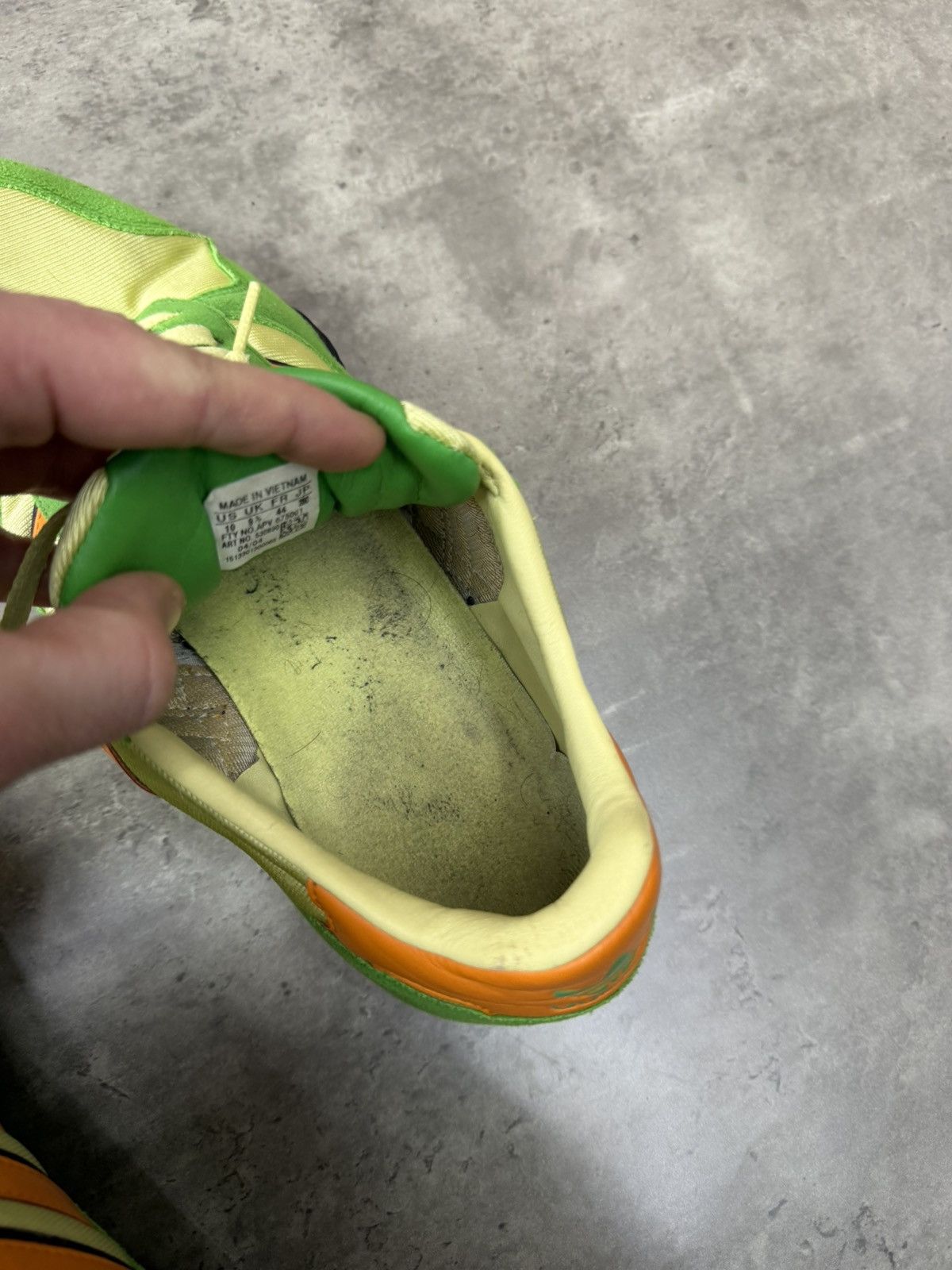 Adidas Adidas Originals Retro Trainers Green Orange Sneakers 2000s Size US 10 / EU 43 - 16 Thumbnail
