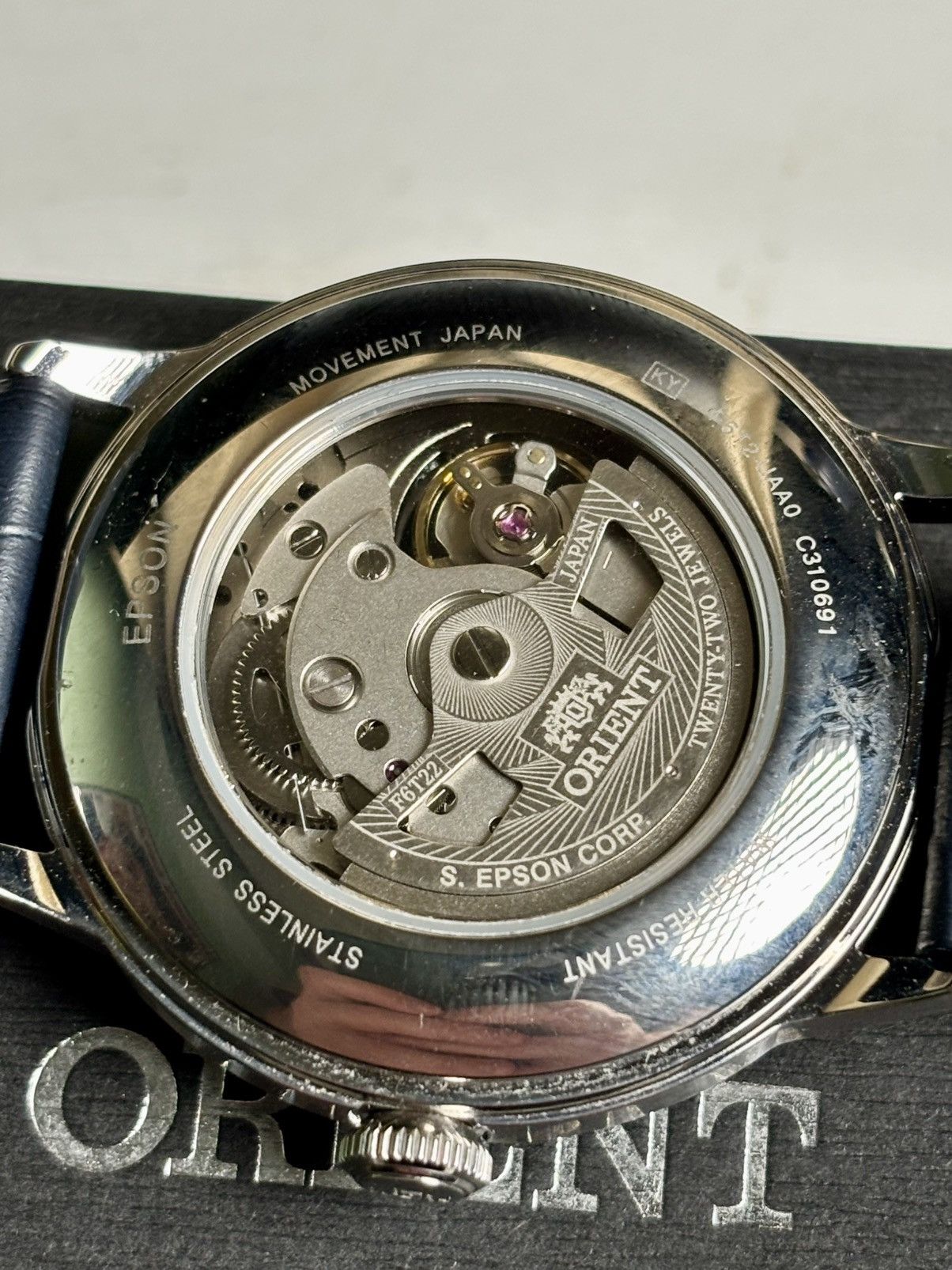 Orient Orient Bambino Open Heart RA-AG0005L with Box and Receip Size 38 - 4 Thumbnail