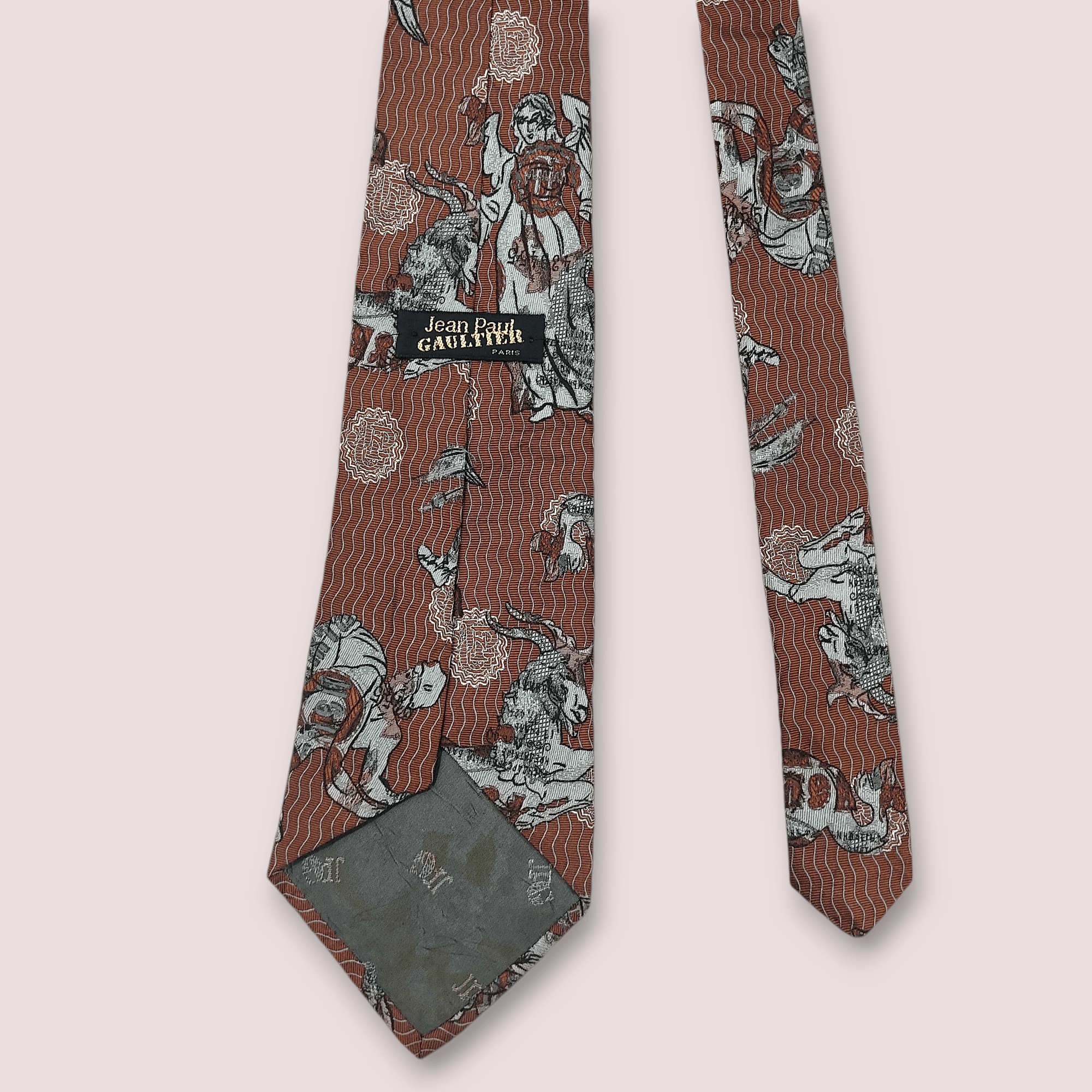 Jean Paul Gaultier JPG Jean Paul Gaultier AOP Cravatta Silk Tie Size ONE SIZE - 12 Thumbnail