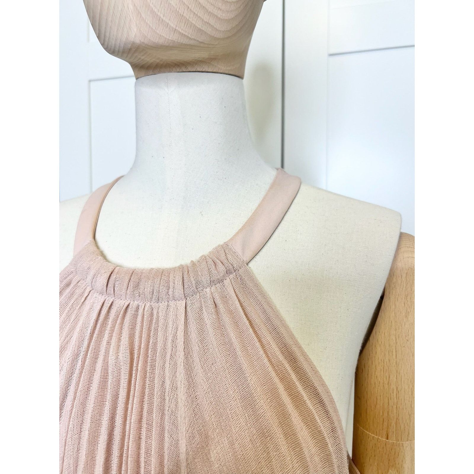 Bcbgmaxazria BCBG Max Azria Blush Maxi Dress, Size Small Size S / US 4 / IT 40 - 7 Thumbnail