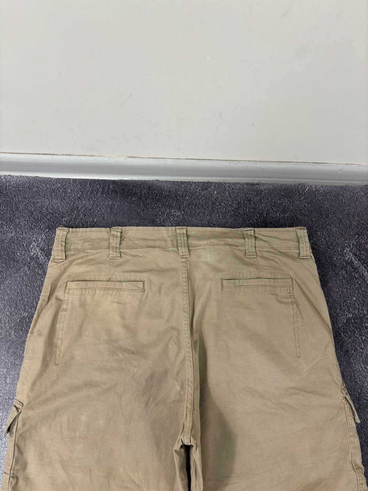 Vintage Vintage Wrangler Y2K Utility Hype Beige Cargo Shorts Size US 36 / EU 52 - 17 Thumbnail