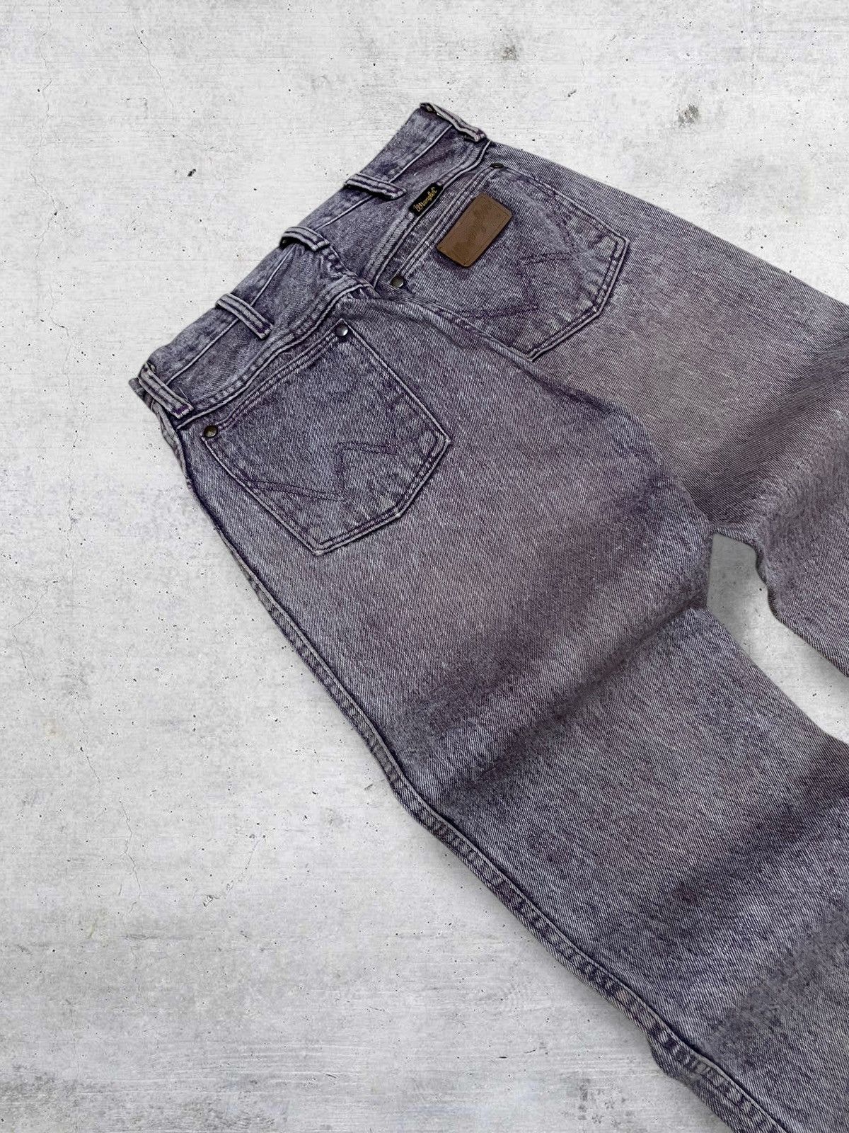 Wrangler VINTAGE WRANGLER DESIGNER USA OG PURPLE FADED POP DENIM Size US 27 - 17 Thumbnail