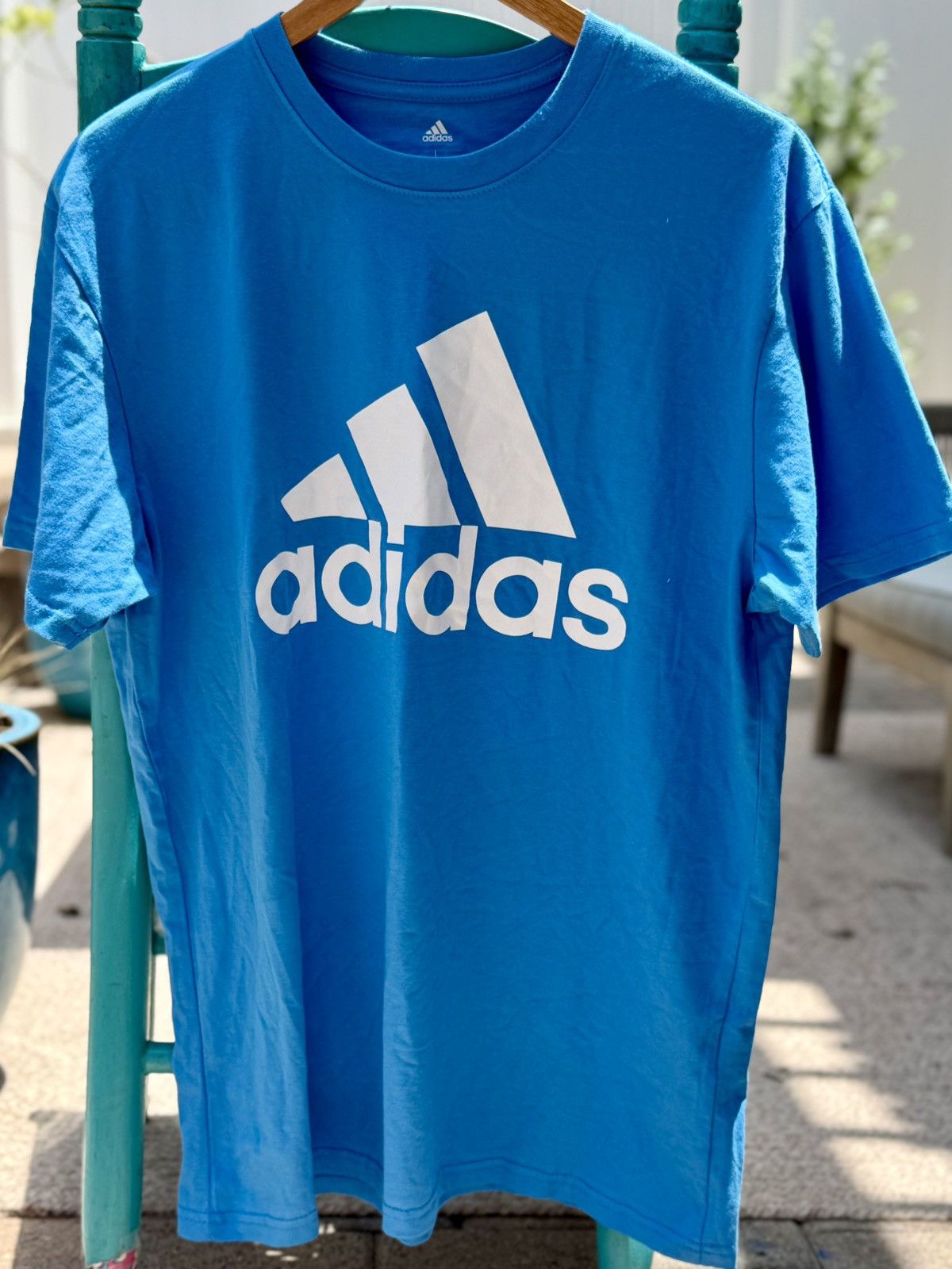 Adidas Adidas Golf Blue Logo Tee – Size L – 100% Cotton NWT Size US L / EU 52-54 / 3 - 1 Thumbnail