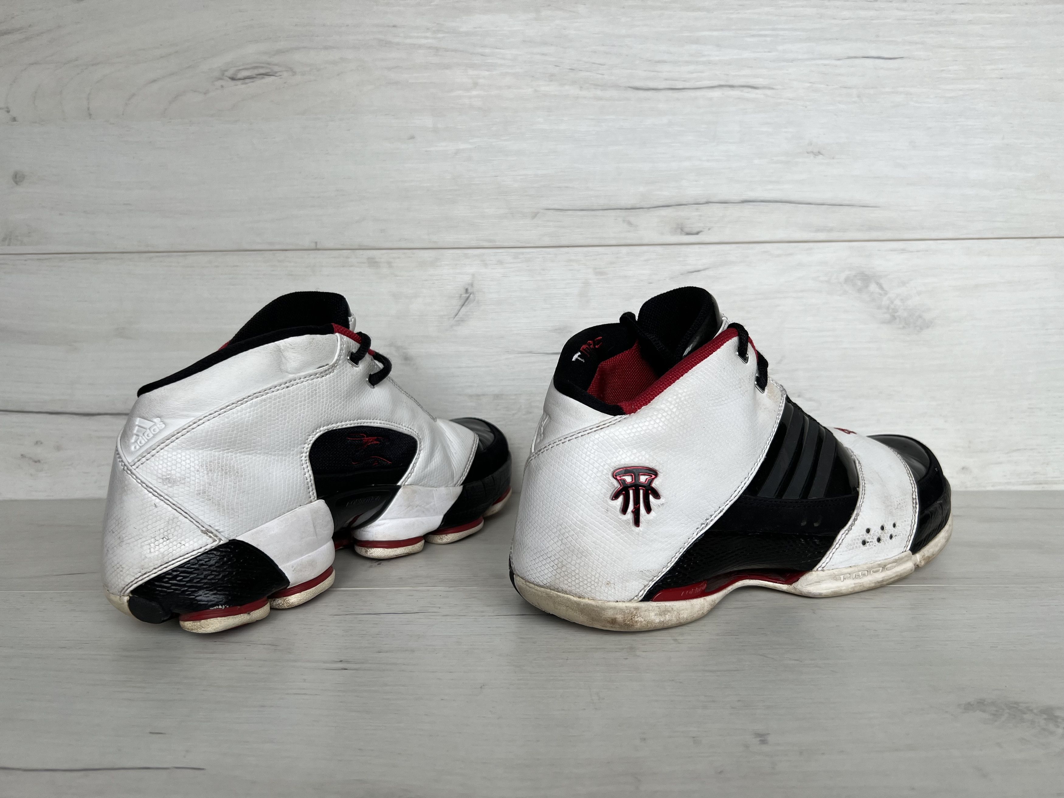 Adidas ADIDAS 2007 TMAC 6 Tracy McGrady 466152 BLACK WHITE RED Size US 9.5 / EU 42-43 - 3 Thumbnail