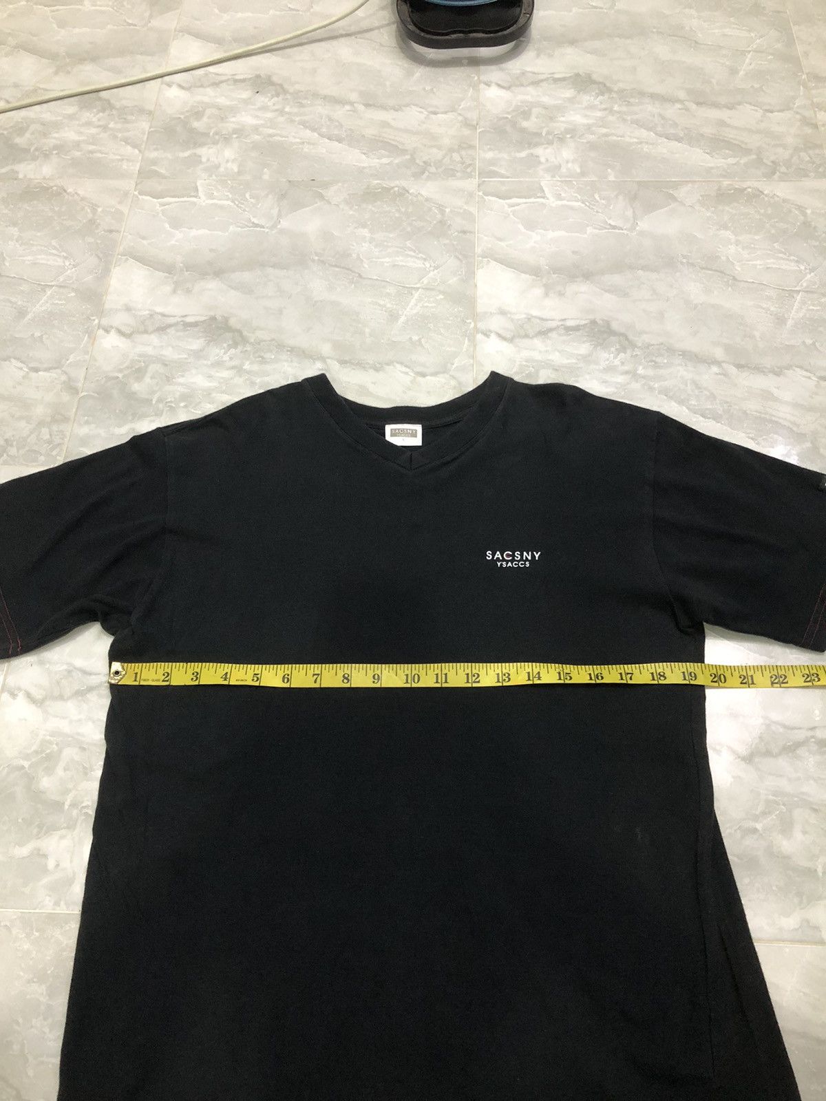 Yohji Yamamoto Yohji Yamamoto SACSNY Y’SACCS Tee Black Size US M / EU 48-50 / 2 - 12 Thumbnail