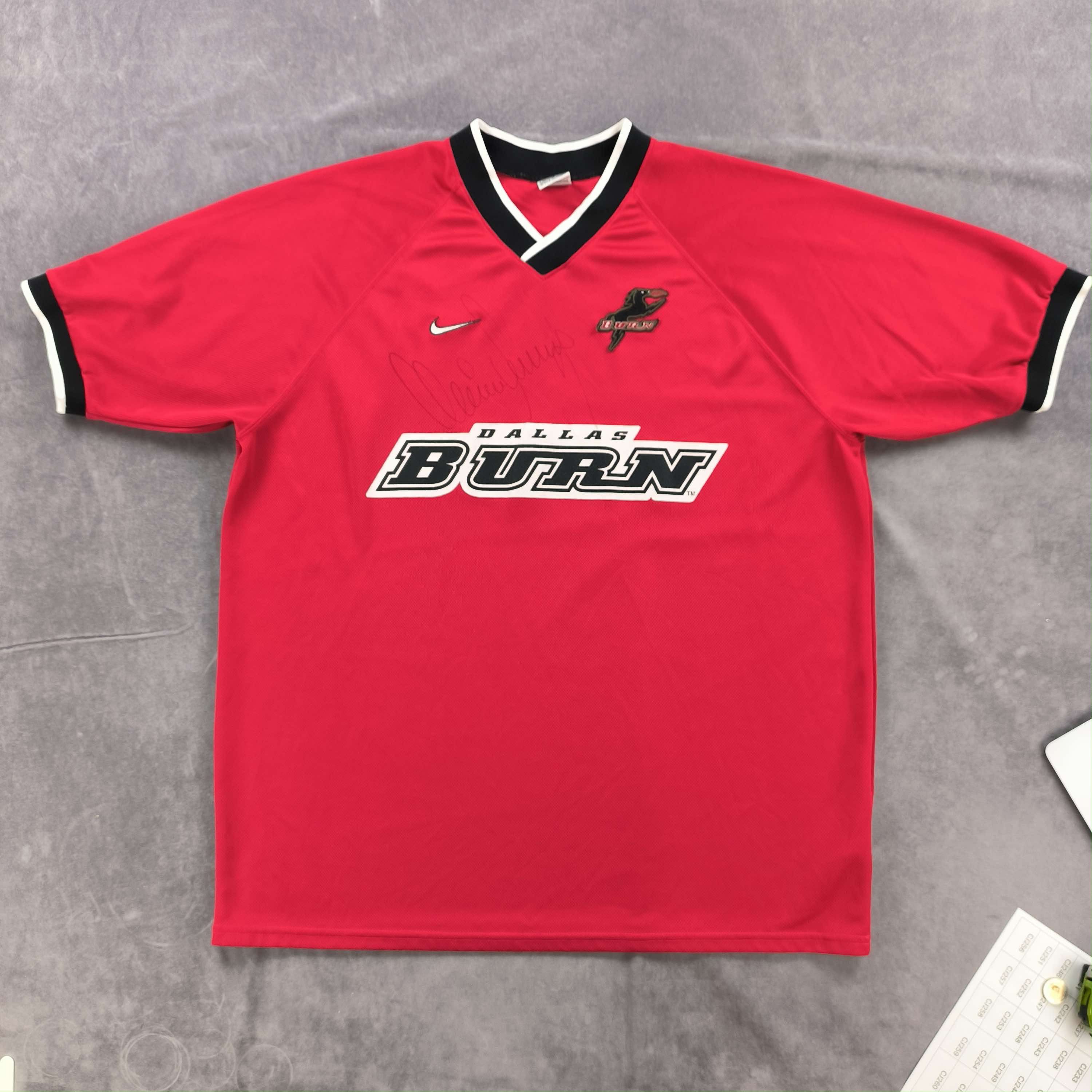 Nike SIGNED Dallas Burn 1996 Nike training football jersey sz XL Size US XL / EU 56 / 4 - 1 Thumbnail