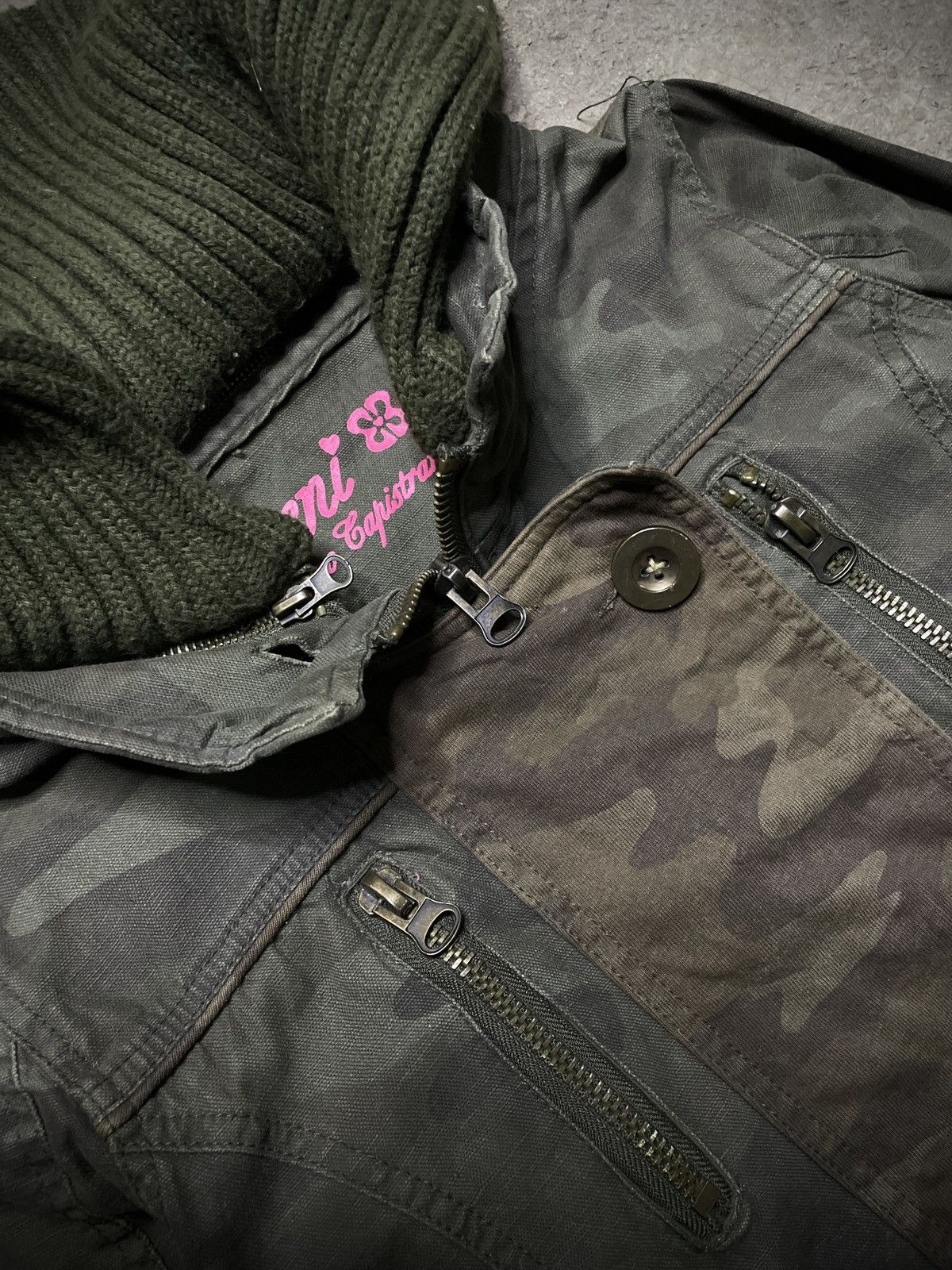 Japanese Brand 2000’s Public Space - Apocalypse Style Camo Parka Size US M / EU 48-50 / 2 - 7 Thumbnail