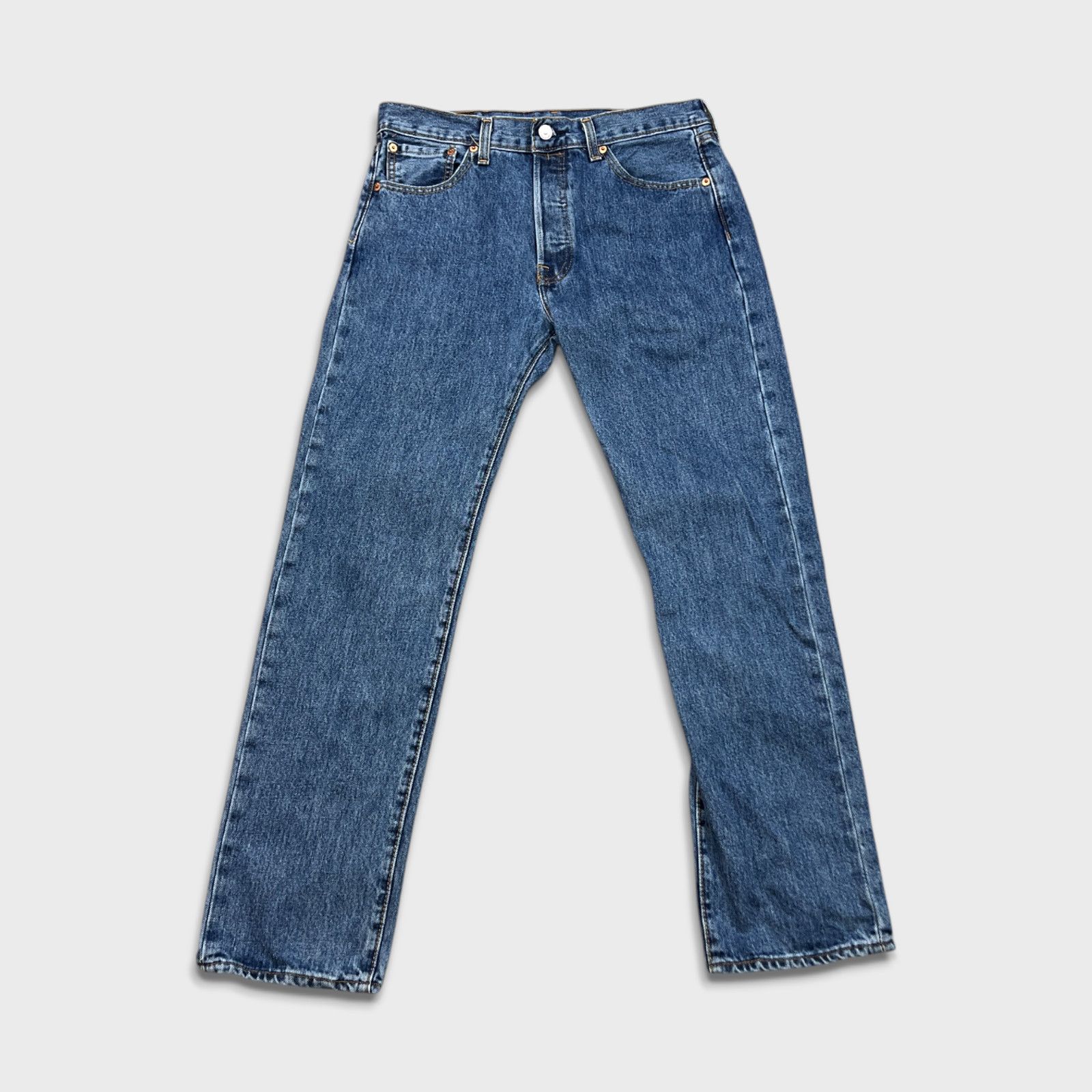 Levi's × Vintage Levi's 501 Jeans 30x30 Original Fit Straight Denim Pants Size US 30 / EU 46 - 1 Thumbnail