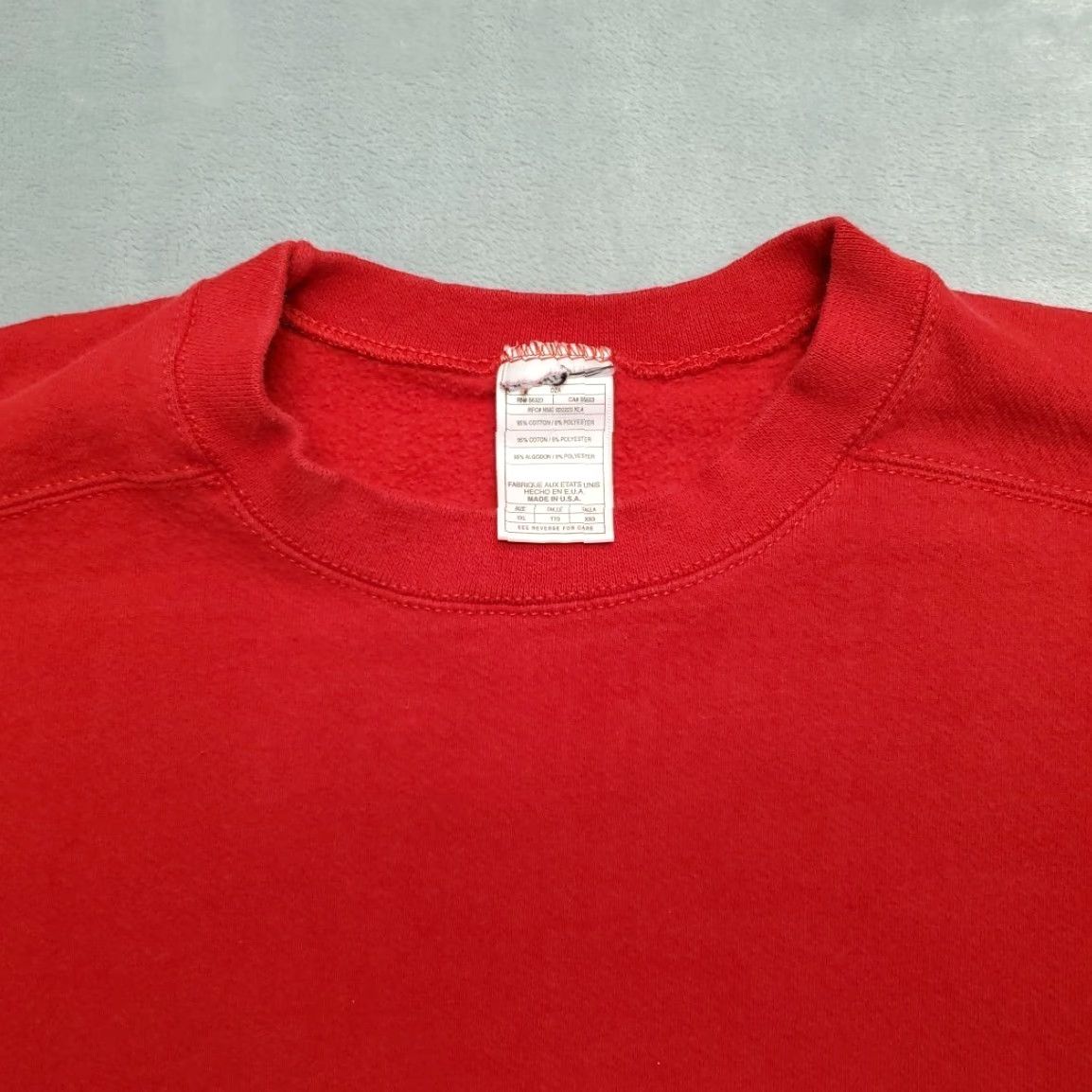 Nike VTG Nike Sweatshirt Men 2XL Red Fleece Crewneck Pullover No Swoosh USA RN56323 Size US XXL / EU 58 / 5 - 5 Thumbnail