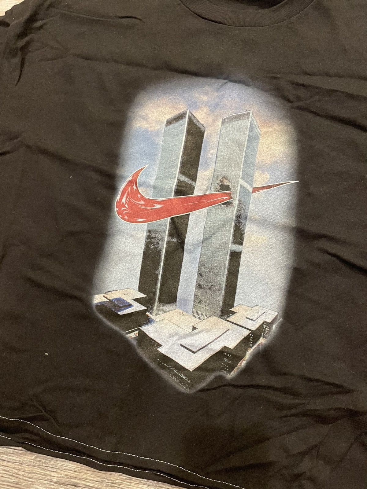 Vintage WTC 9/11 Swoosh Size US XL / EU 56 / 4 - 2 Thumbnail