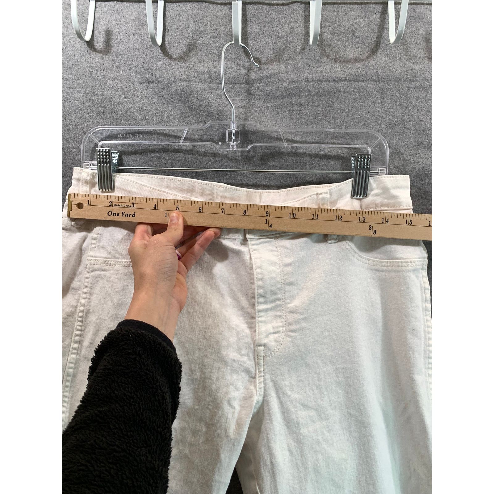Other & Denim Women's Pants Size 33 White Size 33" - 5 Thumbnail