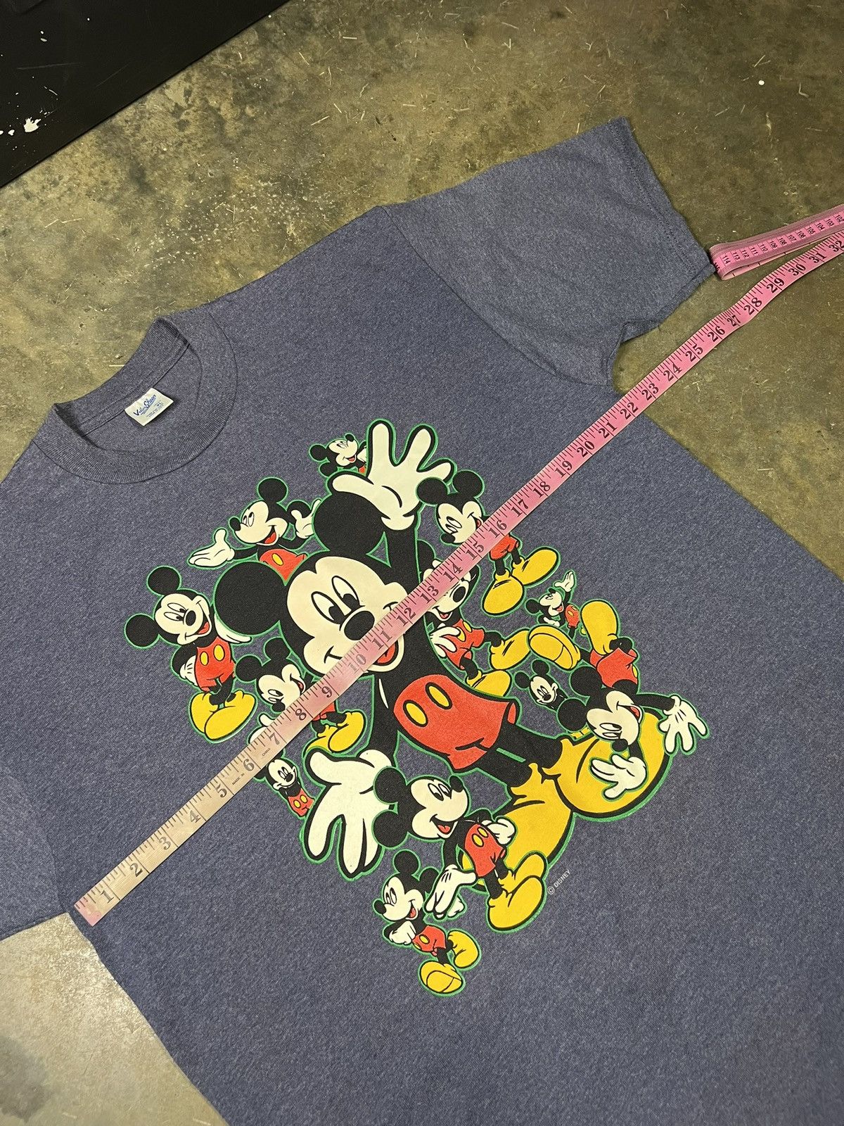 Disney Vintage Mickey Mouse Velva Sheen Tshirt Size US XL / EU 56 / 4 - 3 Thumbnail