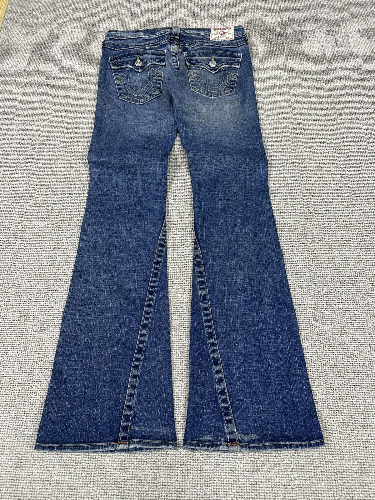 True Religion Y2K True Religion "Joey" Flare Usa Denim 27x32 D739 Size 27" / US 4 / IT 40 - 5 Thumbnail