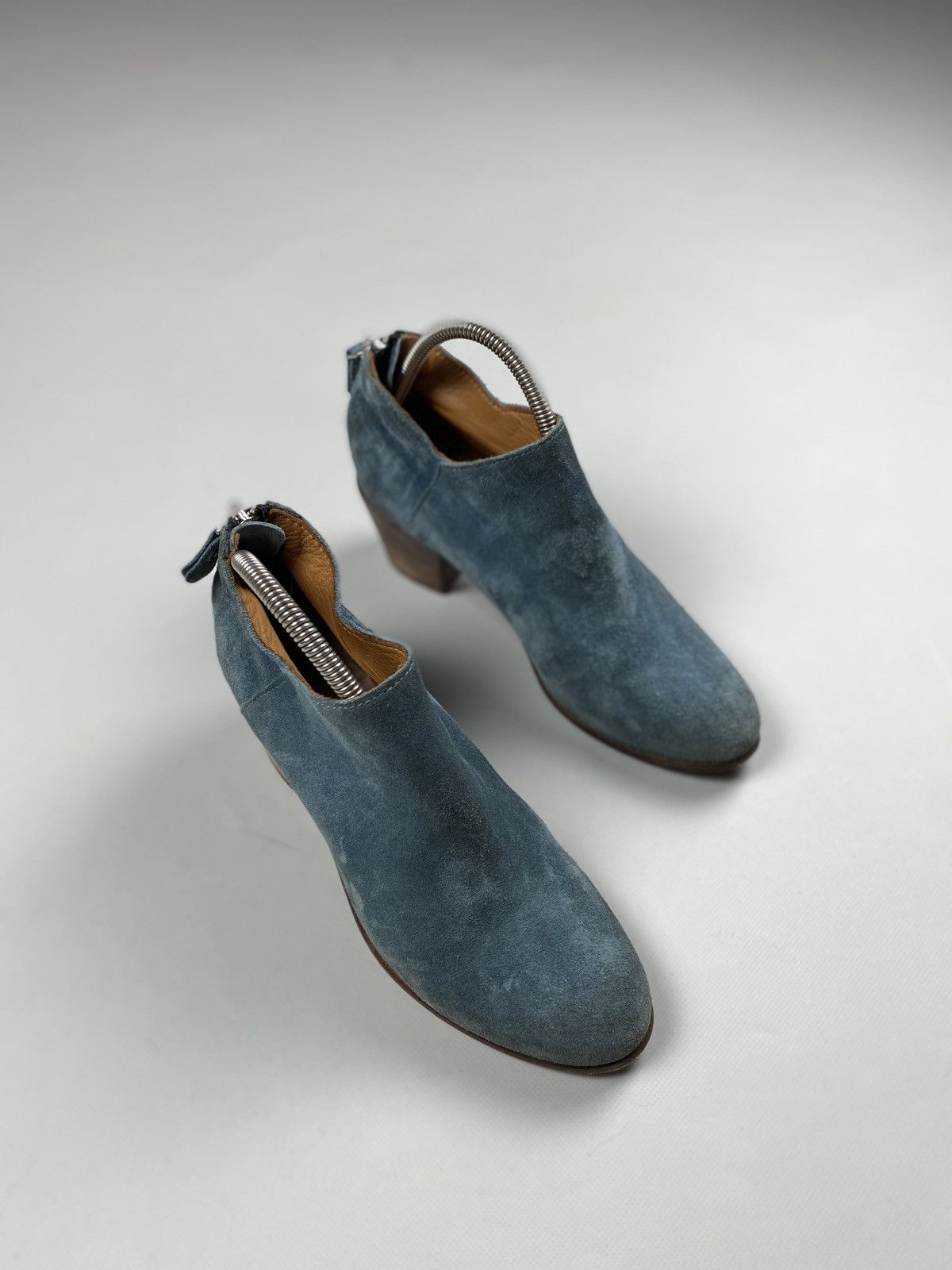 MoMA MOMA Ladies Leather Avant-garde Heeled Boots Shoes Size US 8.5 / IT 38.5 - 2 Thumbnail