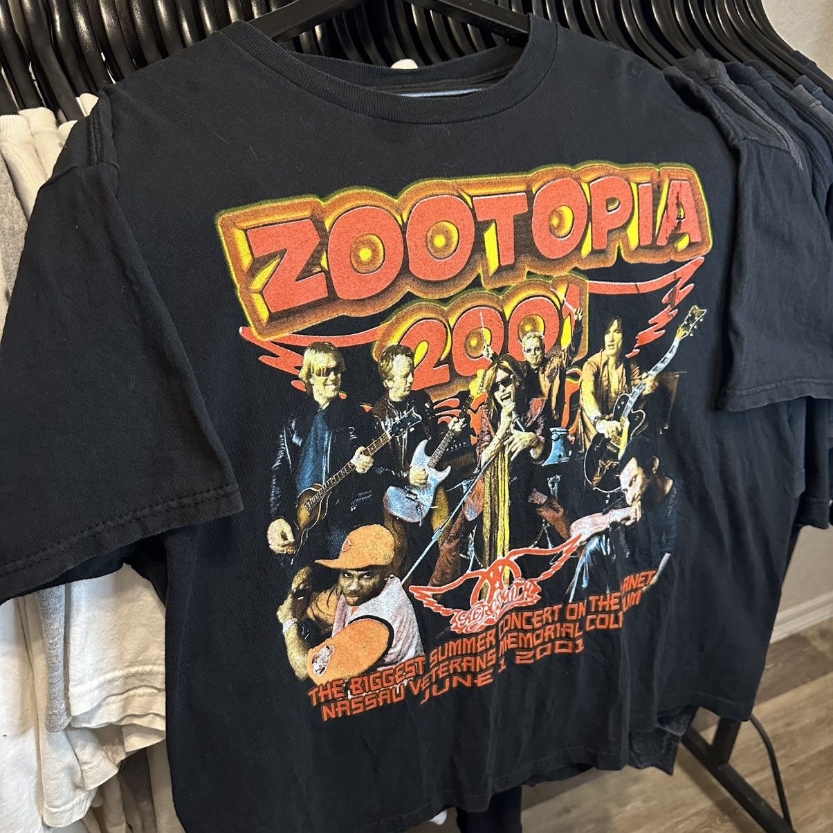 Band Tees × Rap Tees × Vintage Vintage Zootopia 2001 " Aerosmith Nelly Furtado Music A1 Size US XL / EU 56 / 4 - 2 Thumbnail