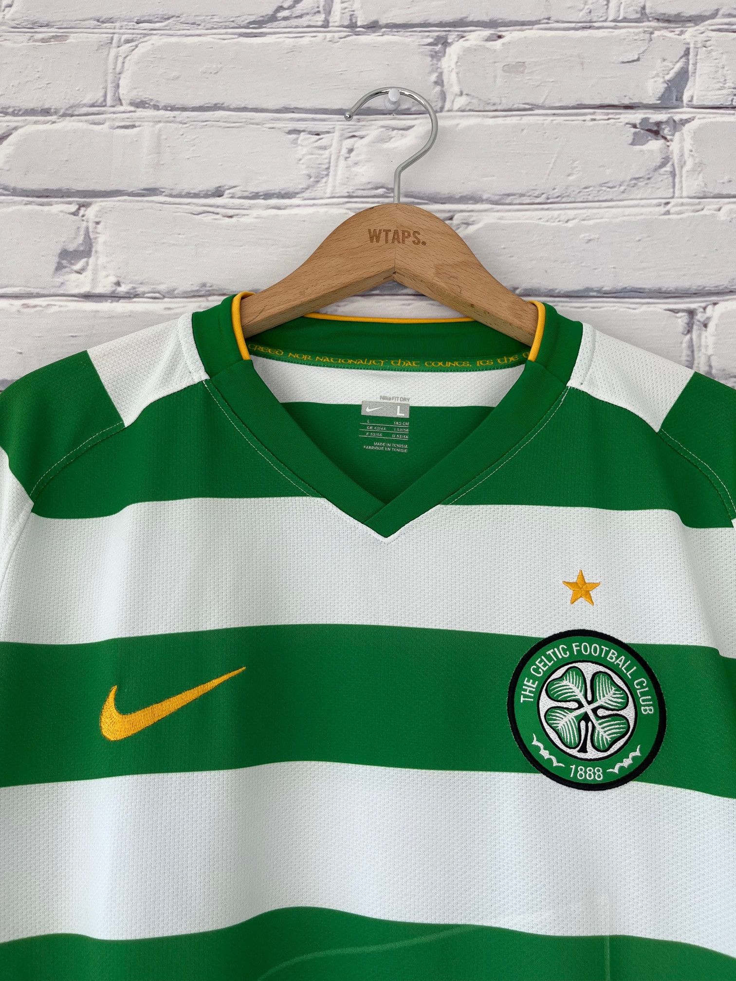 Nike × Vintage Vintage Nike Celtic FC 2007 Soccer Longsleeve Jersey Size US L / EU 52-54 / 3 - 3 Thumbnail