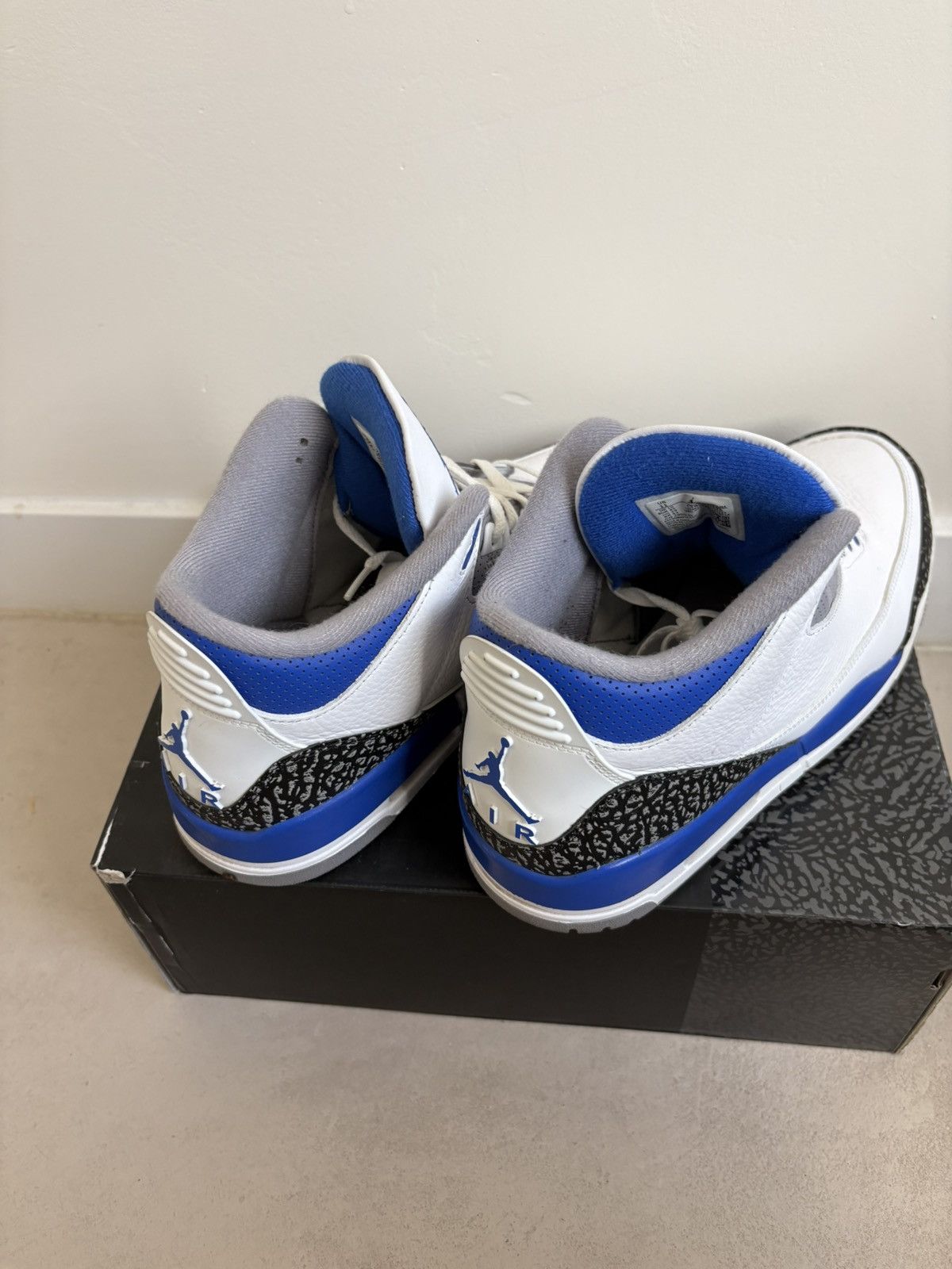 Nike Nike Jordan 3 Retro Racer Blue Size US 11 / EU 44 - 3 Thumbnail
