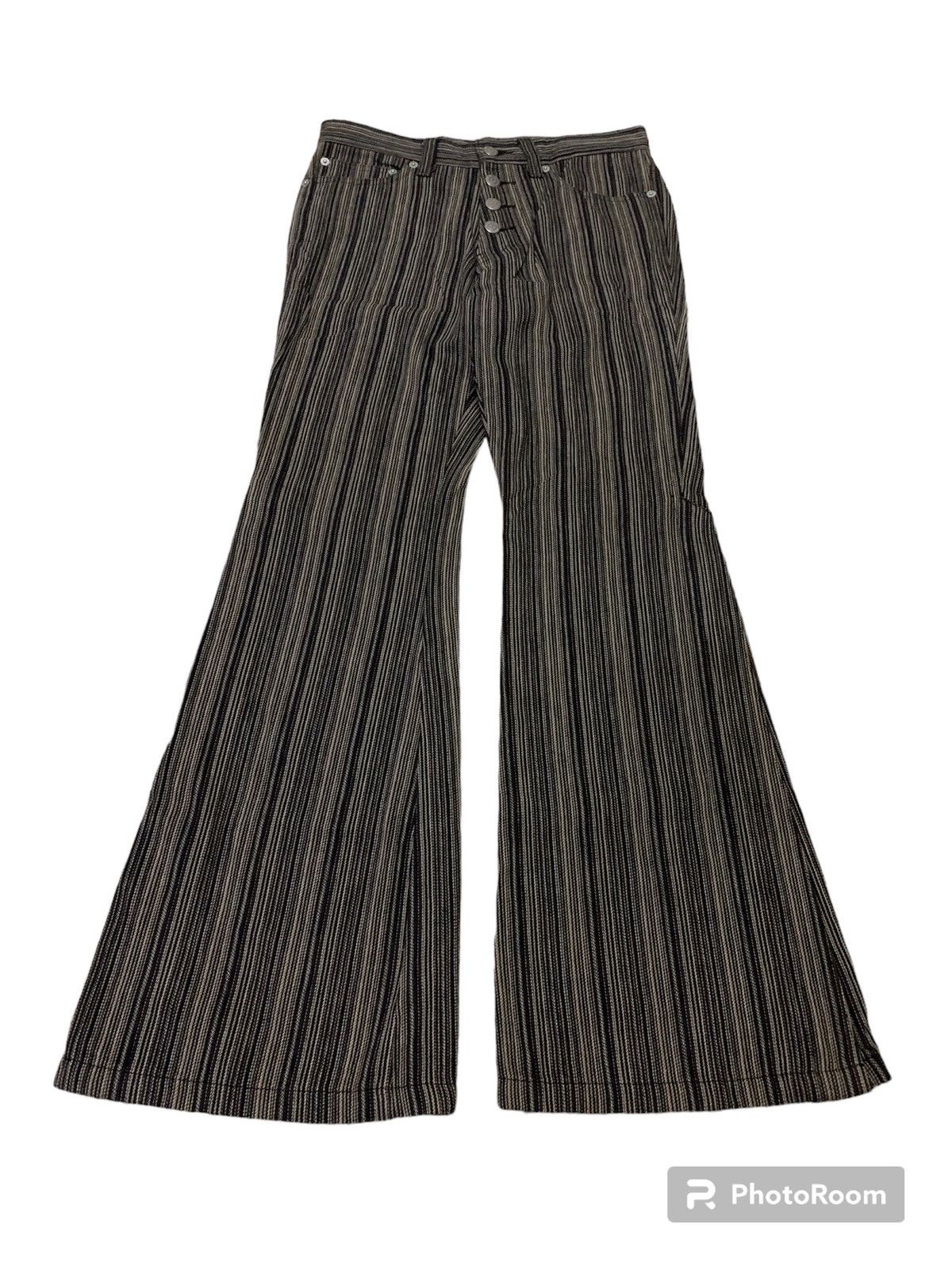Tornado Mart 💥Vintage Japanese Flare Tornado Mart Zip Pant Size US 28 / EU 44 - 1 Thumbnail