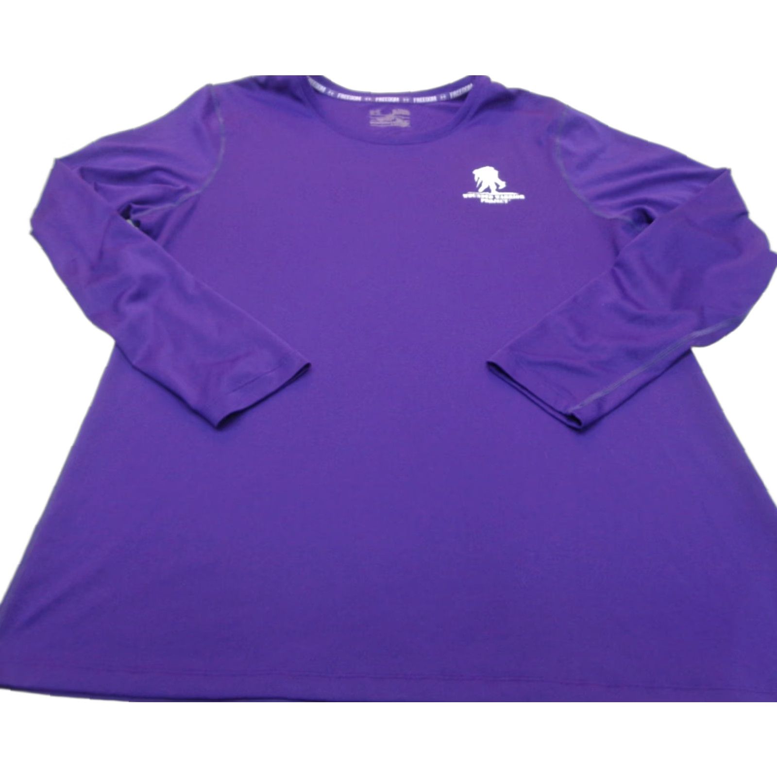 Under Armour Under Armour T Shirt Women’s XL Long Sleeve Purple Wounded Warrior Project Crew Neck Athletic Size XL / US 12-14 / IT 48-50 - 1 Thumbnail