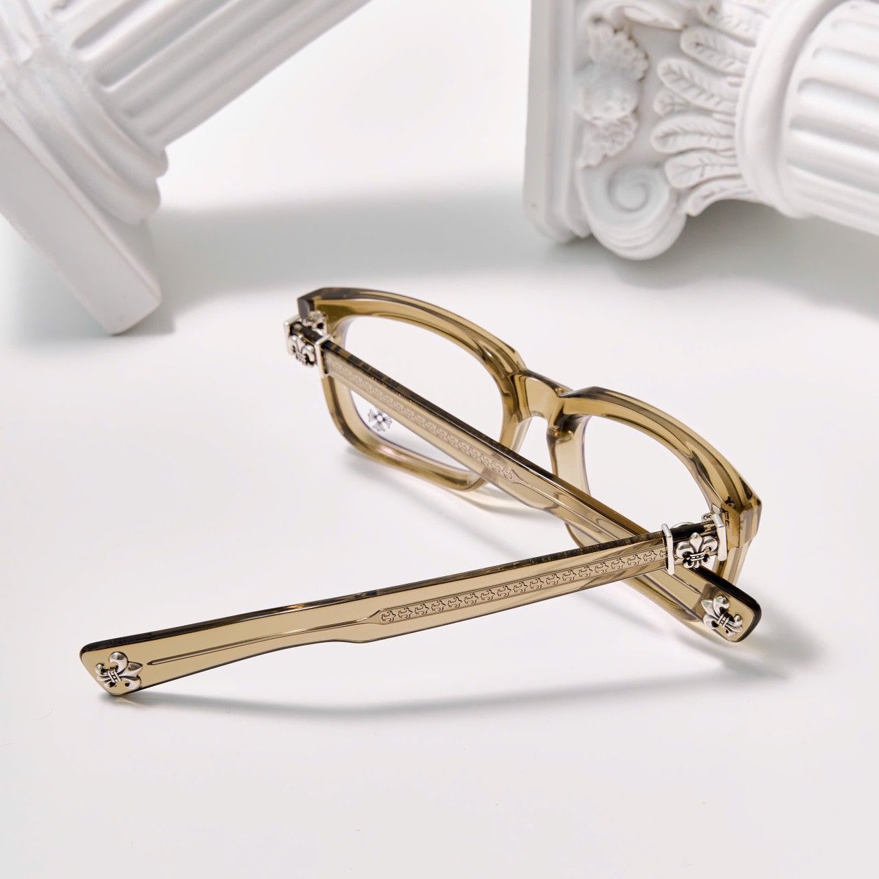 Chrome Hearts CHROME HEARTS SEE YOU IN TEA ARMY GLASSES Size ONE SIZE - 7 Thumbnail