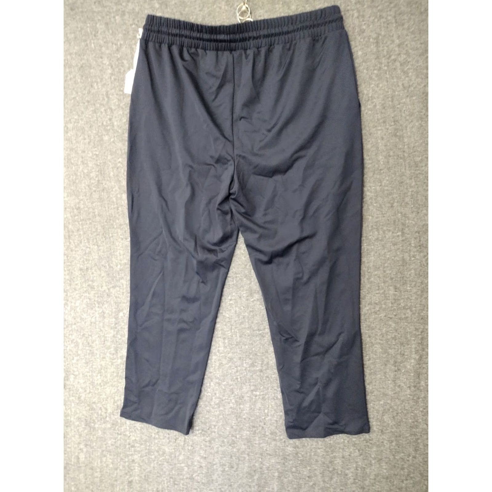 Vintage STYLUS Jogger Track Sweatpants Men's XL Navy Elastic Waist Drawstring 2 Pocket Loose Fit Athletic Activewear Pants Size US 36 / EU 52 - 2 Thumbnail