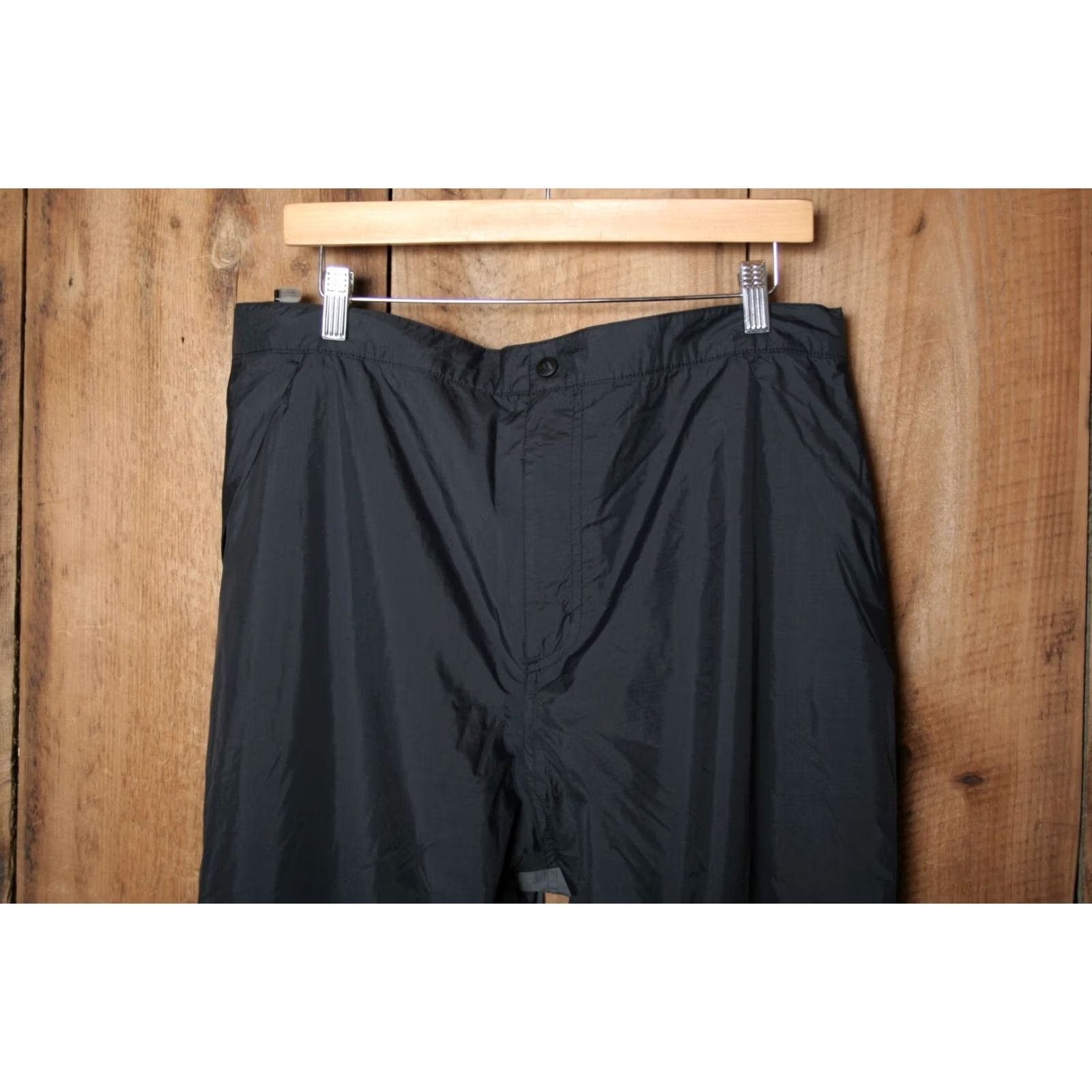 Adidas VINTAGE adidas Climashell Storm Black Gray Track Golf Pants XL Men Regular Inseam 33 Rain Pants NYLON Zip Pockets 2-Ply Double-Zip Sides Size US 36 / EU 52 - 3 Thumbnail